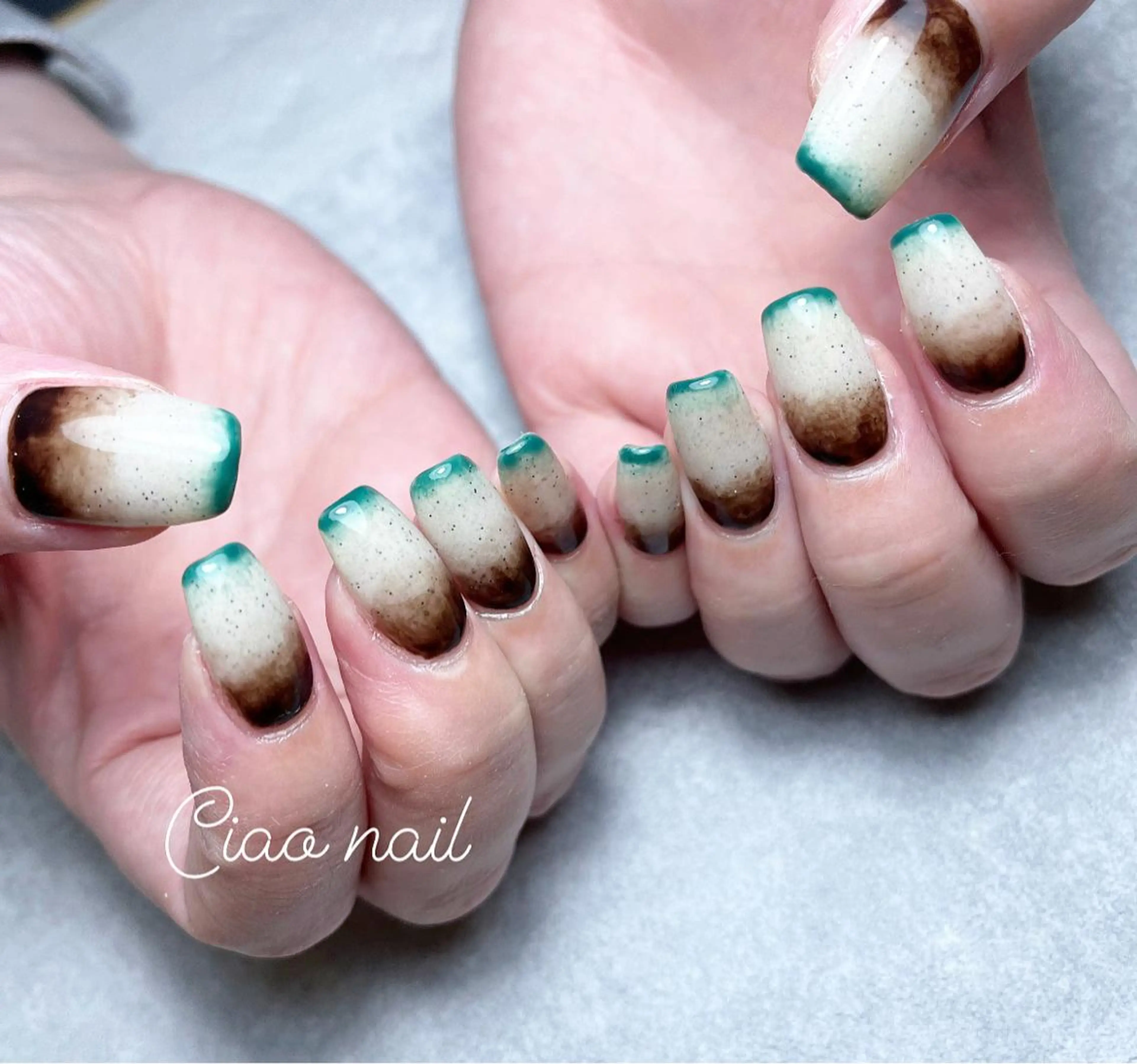 ネイル ジェルネイル グラデーション #Amin所属・#Amin nail salonのネイルデザイン