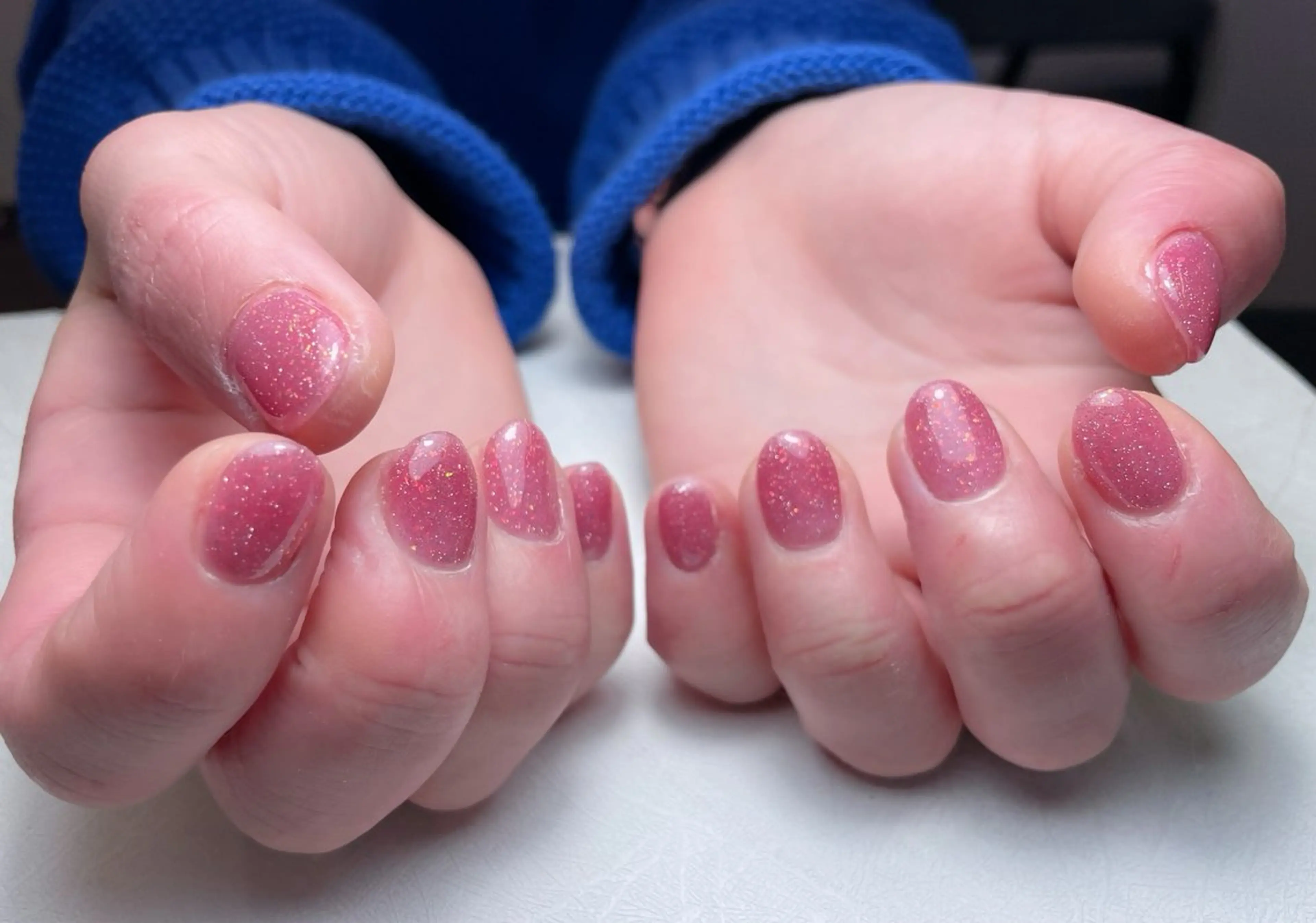 ネイル アートネイル オーロラネイル ブラウン チークネイル 成人式 中野駅から2分 MEO NAILのネイルデザイン