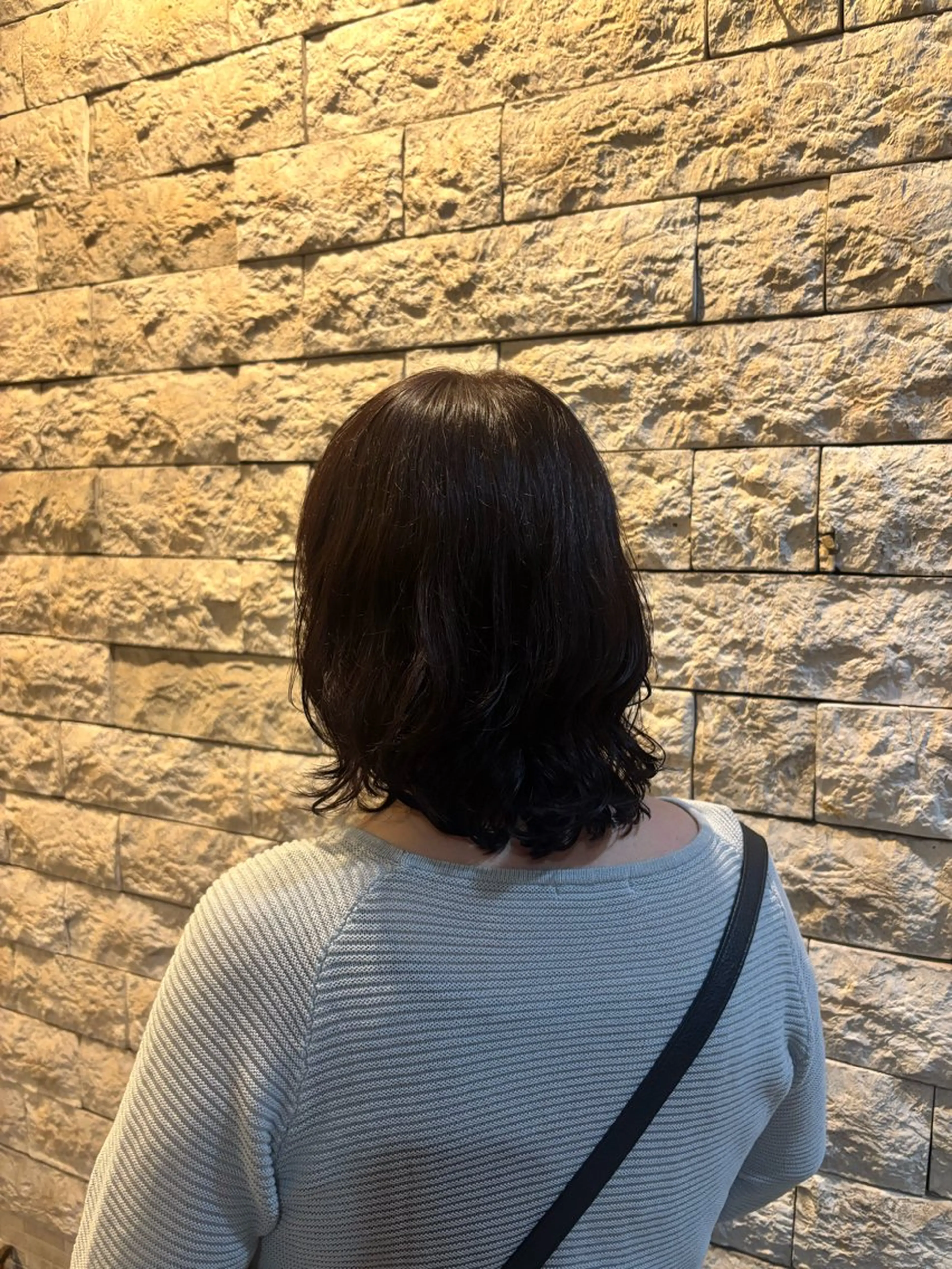 ミディアム パーマ 旧JAGARA 東口店 Flat.千葉所属・HONOKA /透明感カラーのヘアスタイル