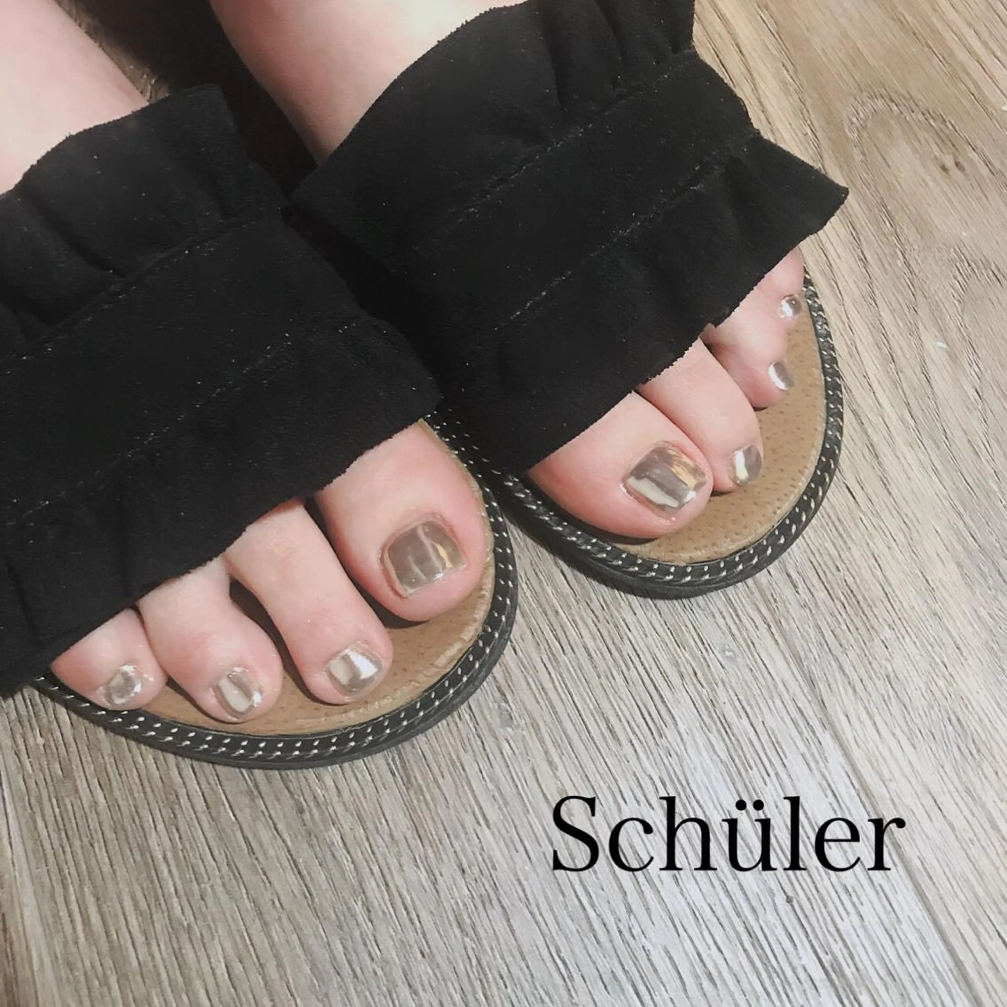 人気NO.2✨フットネイルオフ込み1時間🦶仕上がり持ちに自信あり◎💗4000円ポッキリはこちらをお選び下さい💗の写真