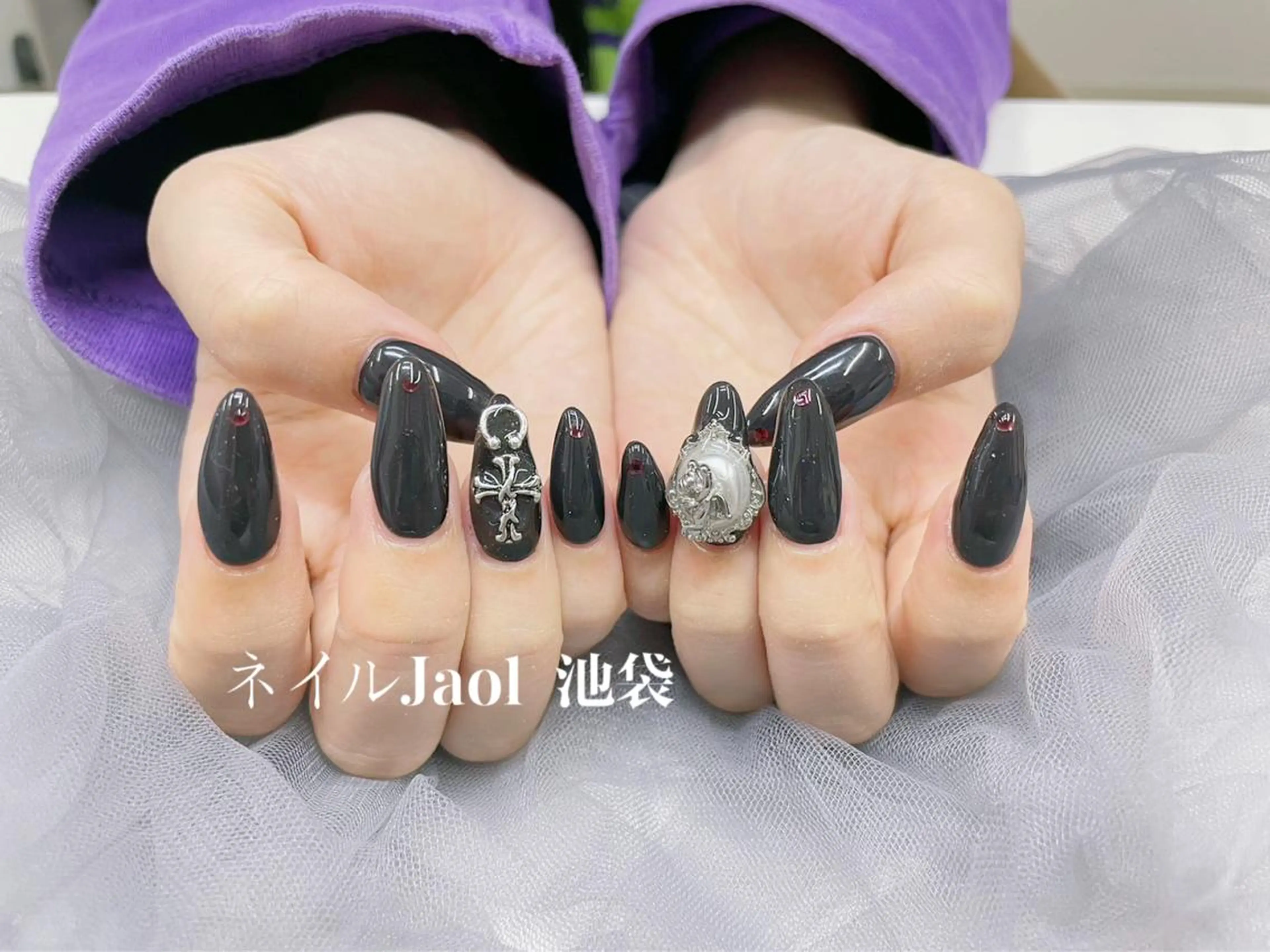 セミロング ハンドネイル nail jaol池袋店所属・ネイルJaol 池袋のネイルデザイン