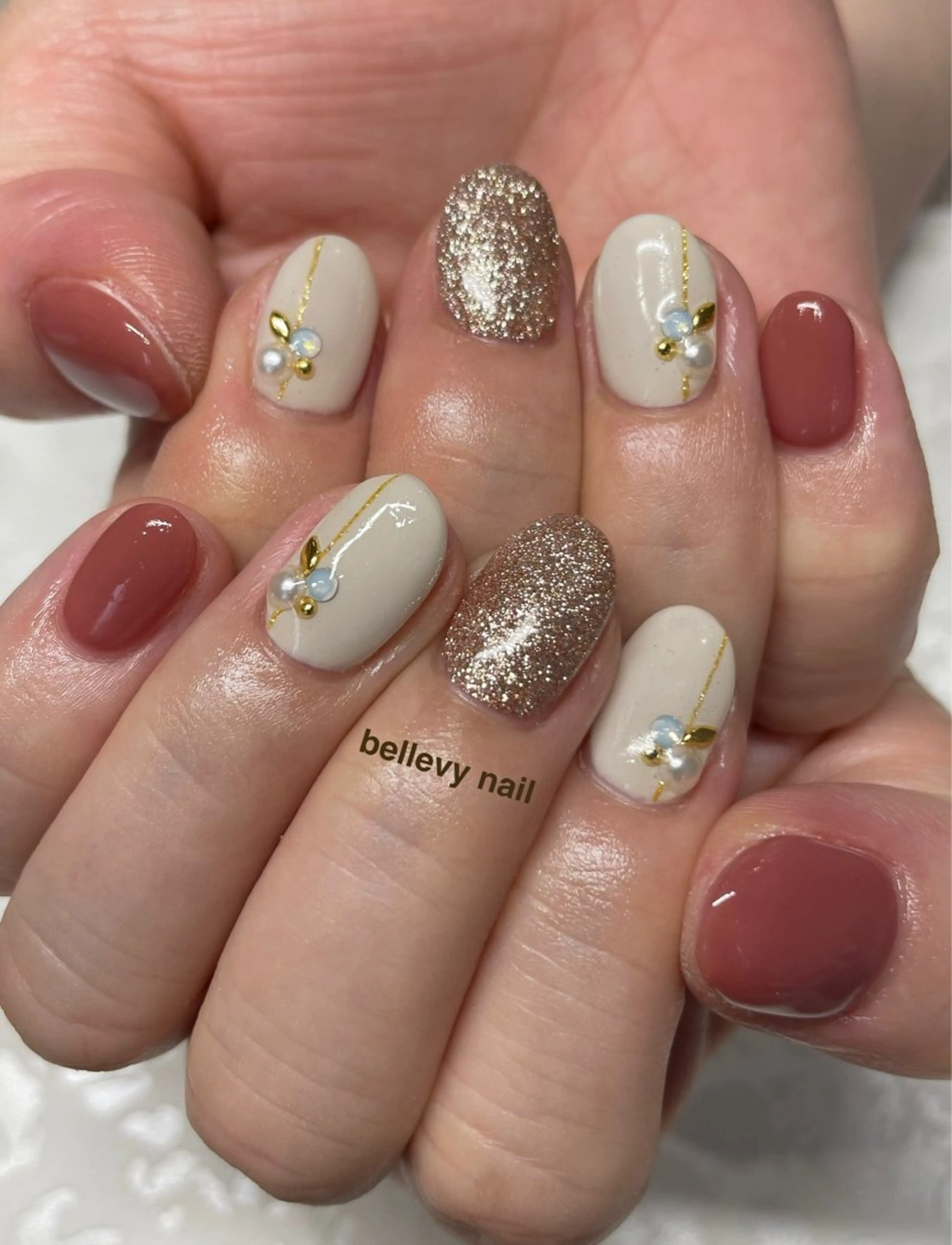 ネイル bellevy所属・藤原 はずきのネイルデザイン