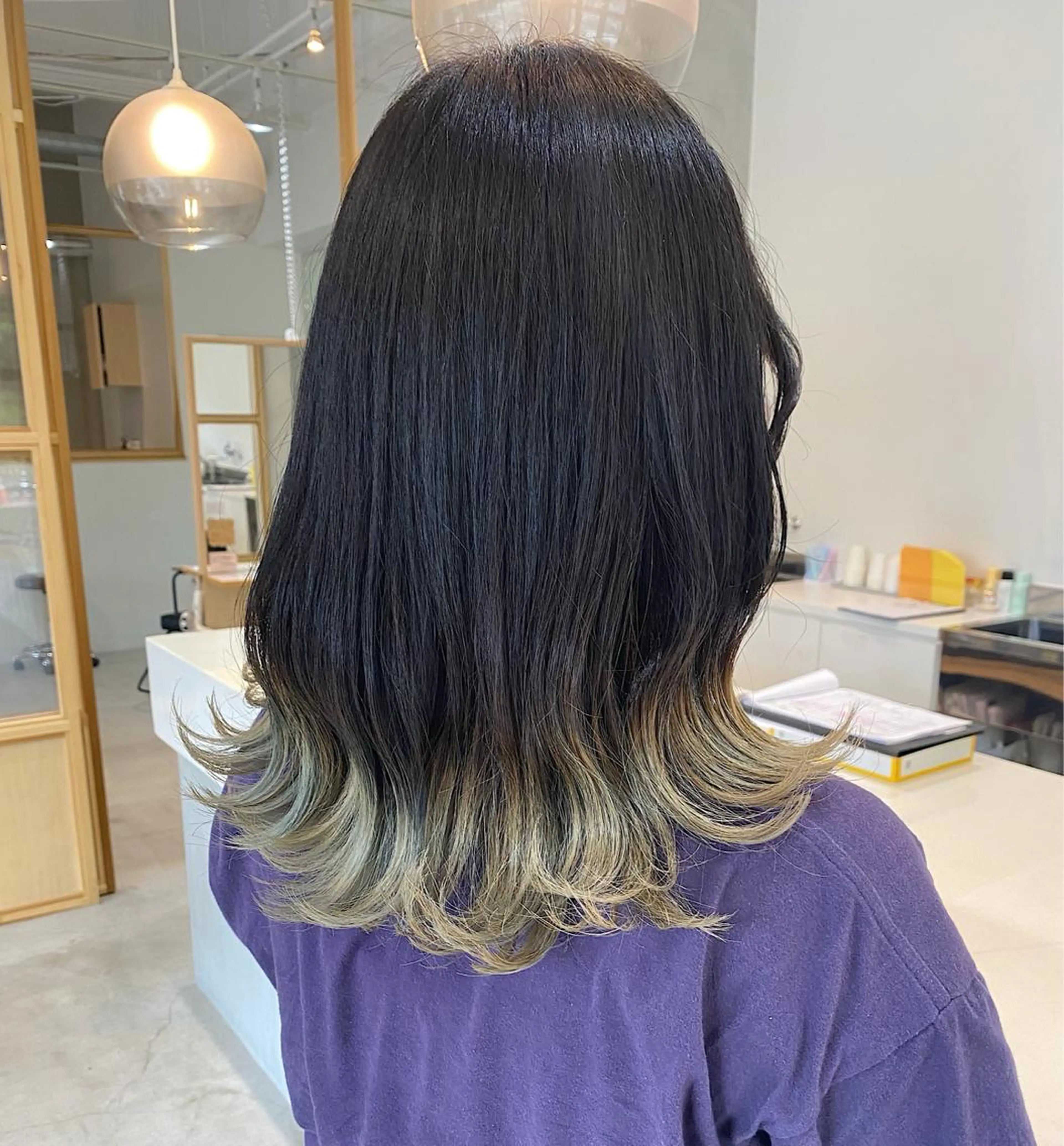 ロング カット ヘアカラー 🌼FERIA梅田 shiho🌼のヘアスタイル