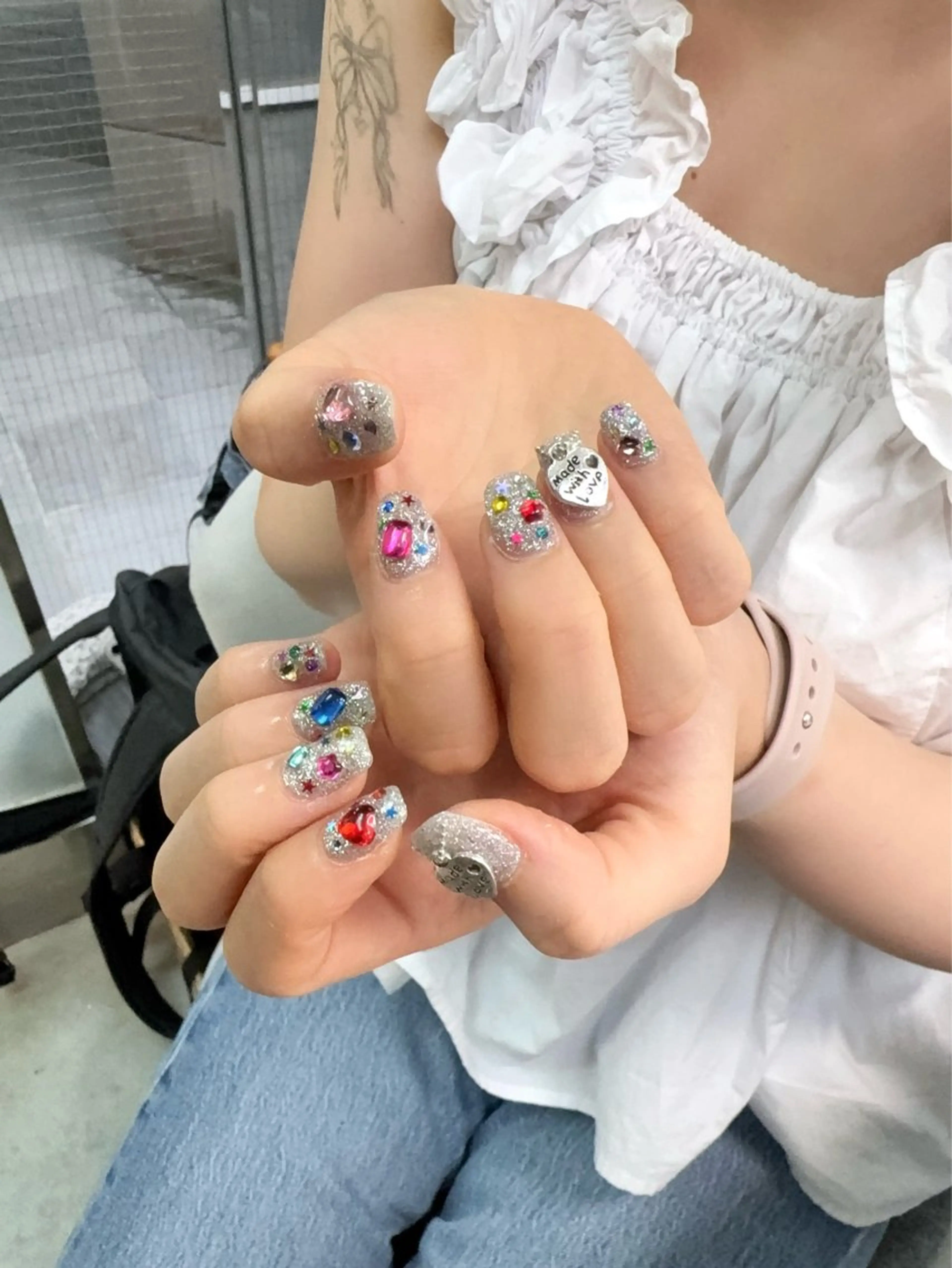ネイル アートネイル 持ち込み ハンドネイル フットネイル Nailsalon mui.所属・中家 亜紗子のネイルデザイン