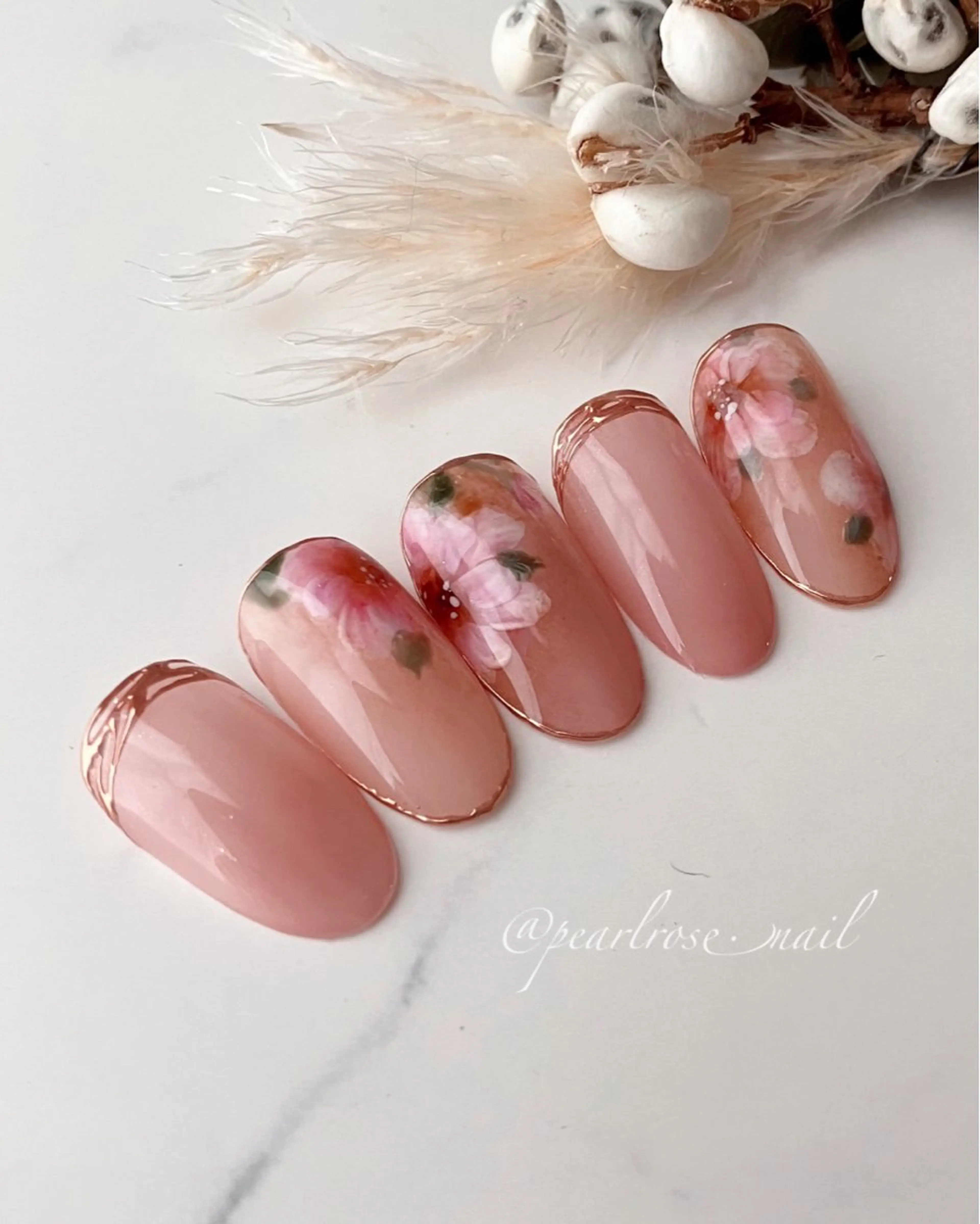 ネイル フラワーネイル ハンドネイル Beauty salon Ryu・ange所属・RyuAnge リュアンジュのその他イメージ