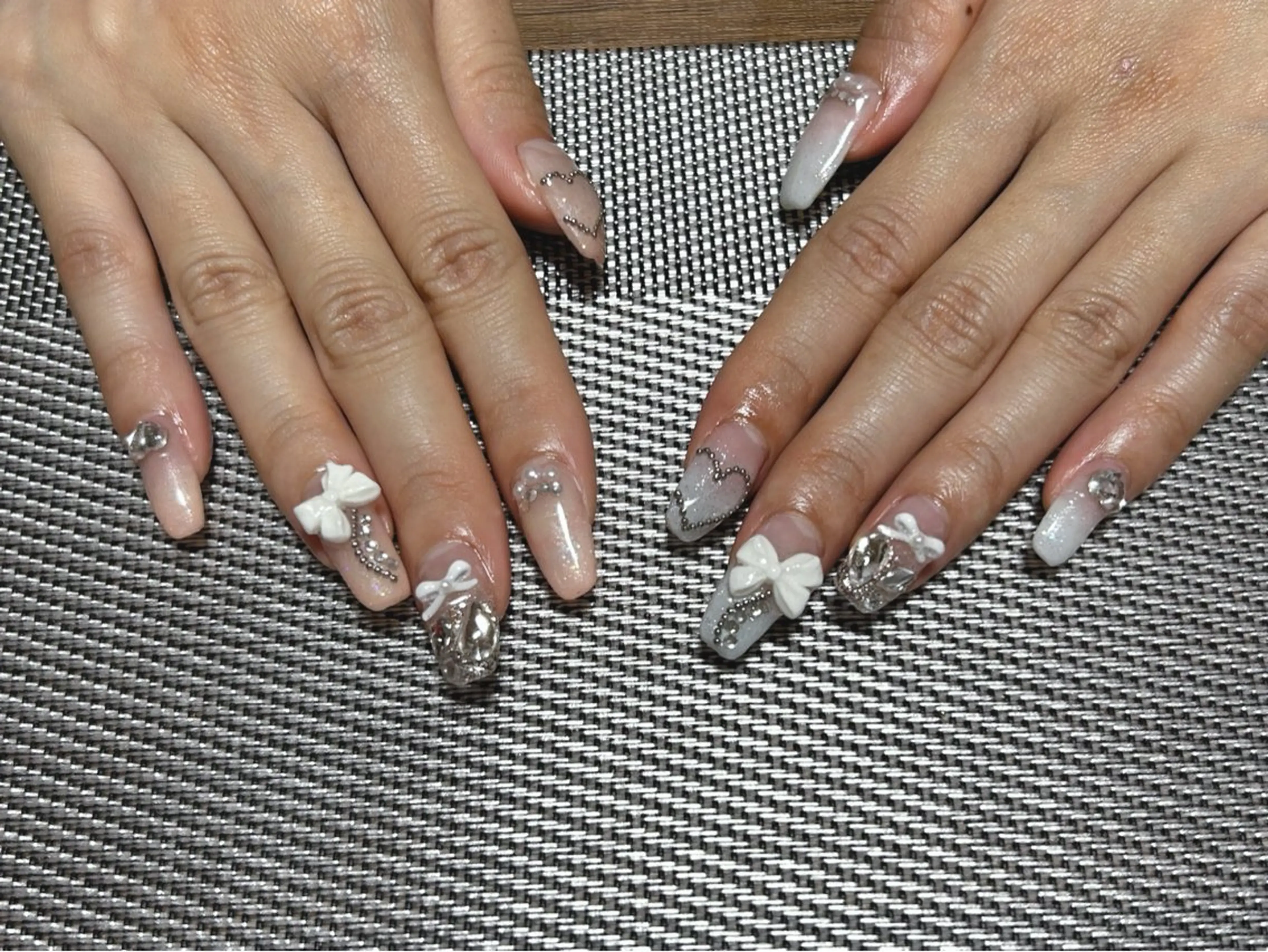 ネイル ハート ハンドネイル i nailのネイルデザイン