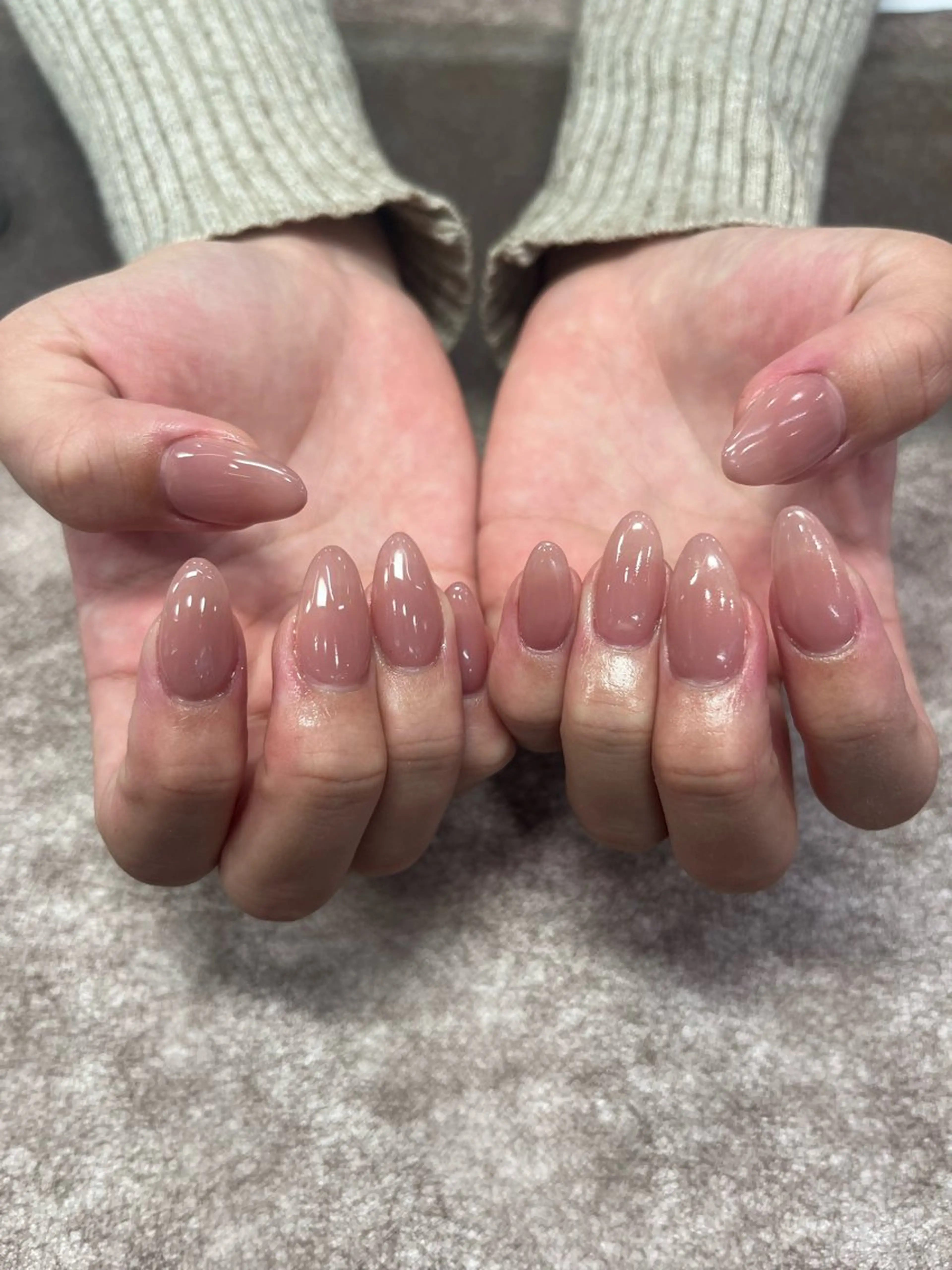 付け替えオフ無料✨️ハンドワンカラー💅ドライケア付き！色混ぜ可能🙆‍♀️お好きなカラーや似合わせカラーにできます✨の写真