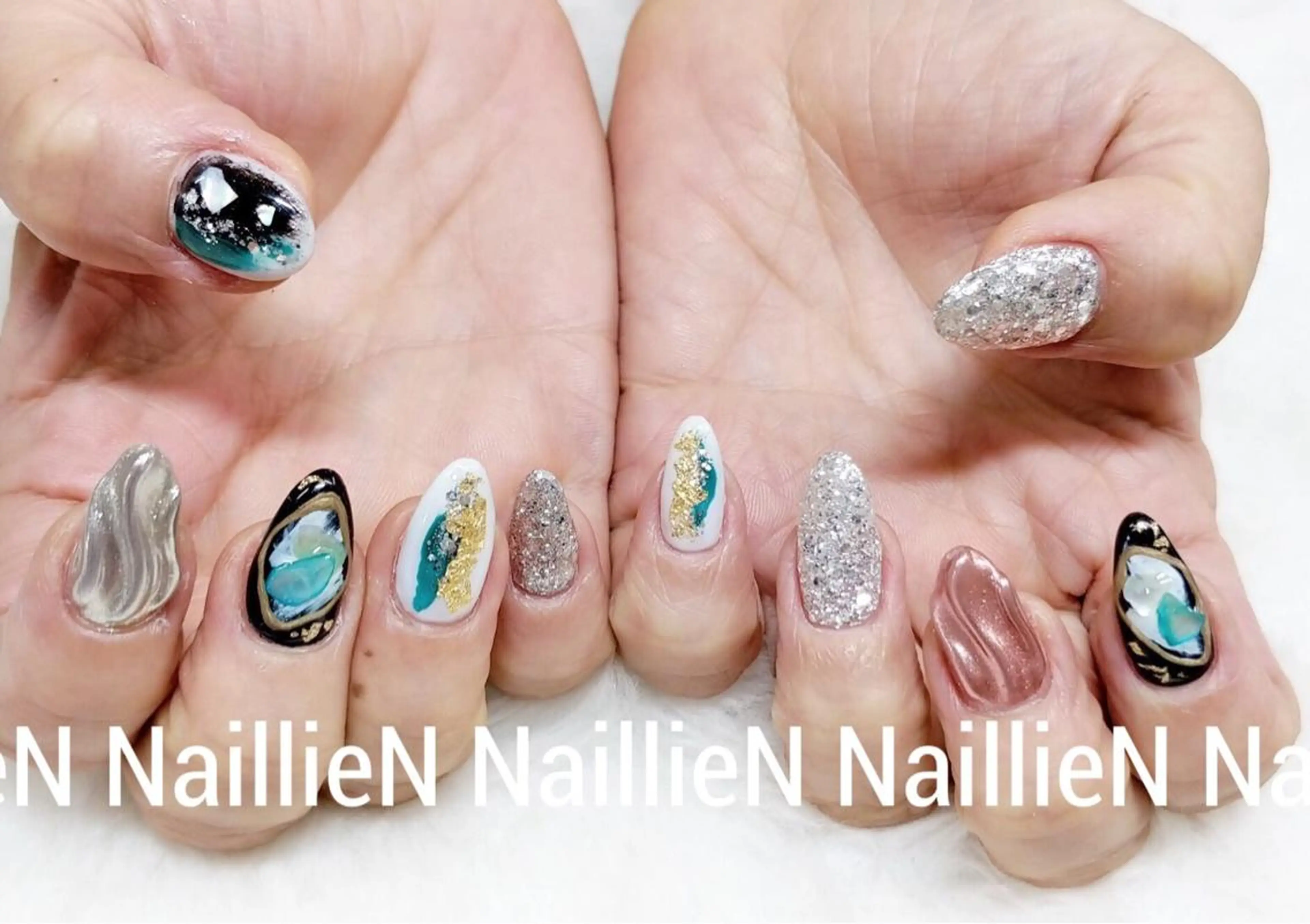 ネイル 持ち込み Nail lieNのネイルデザイン