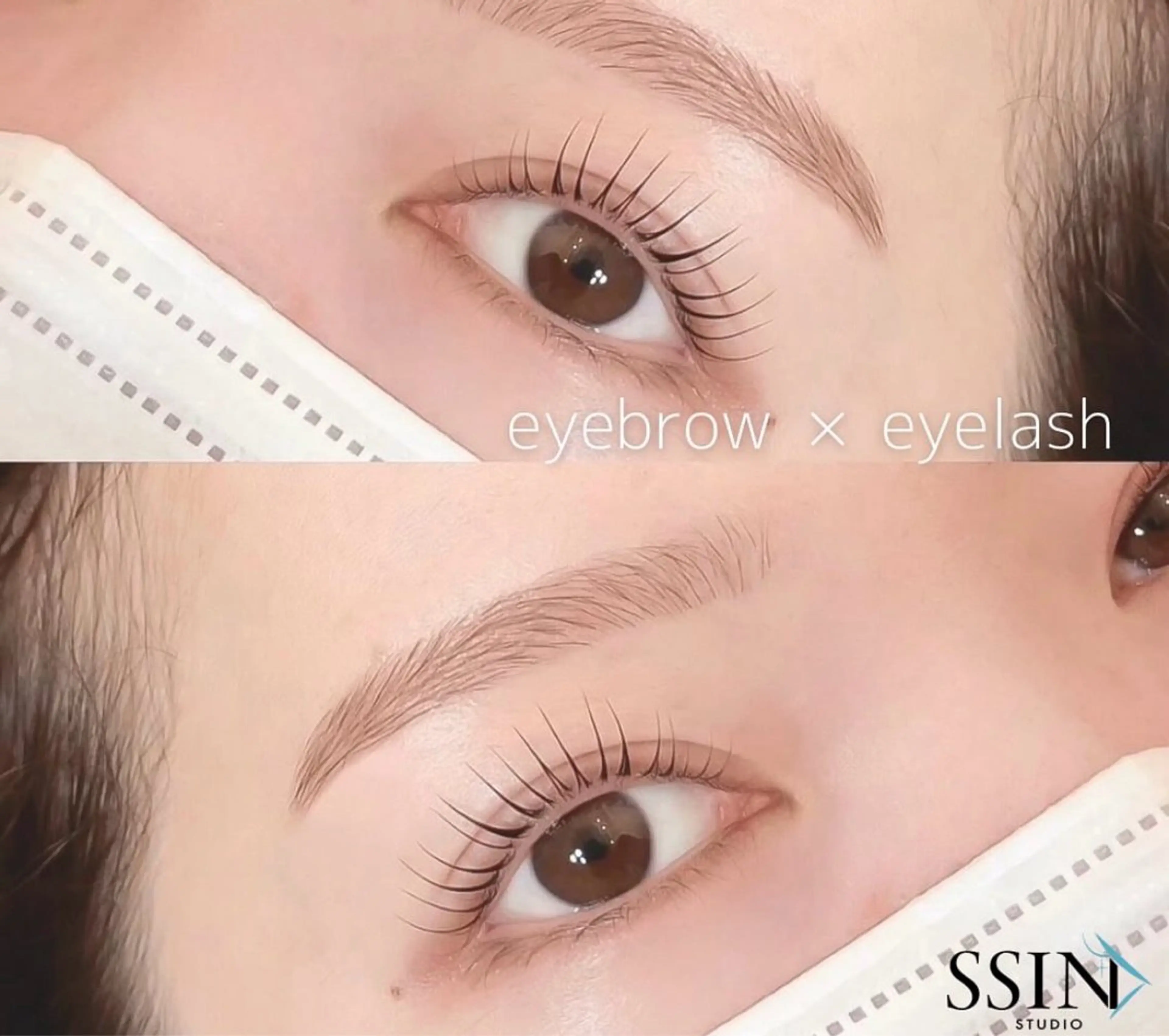 【🇰🇷韓国SET割🇰🇷1日2名様限定】韓国風束間まつパ+眉毛WAX+メイク 通常 ¥9000>6,600の写真