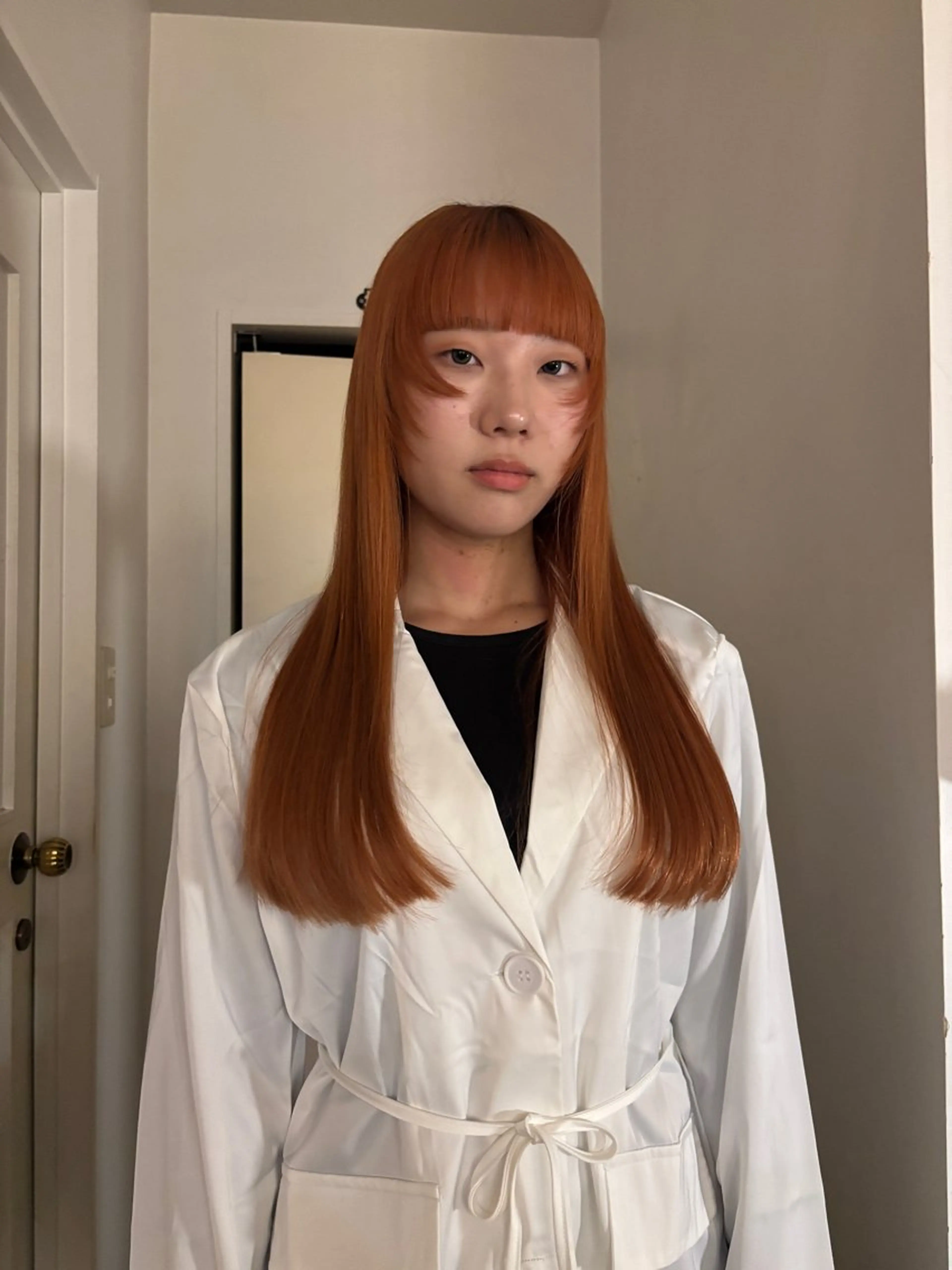 セミロング musiiik saya/今泉のヘアスタイル