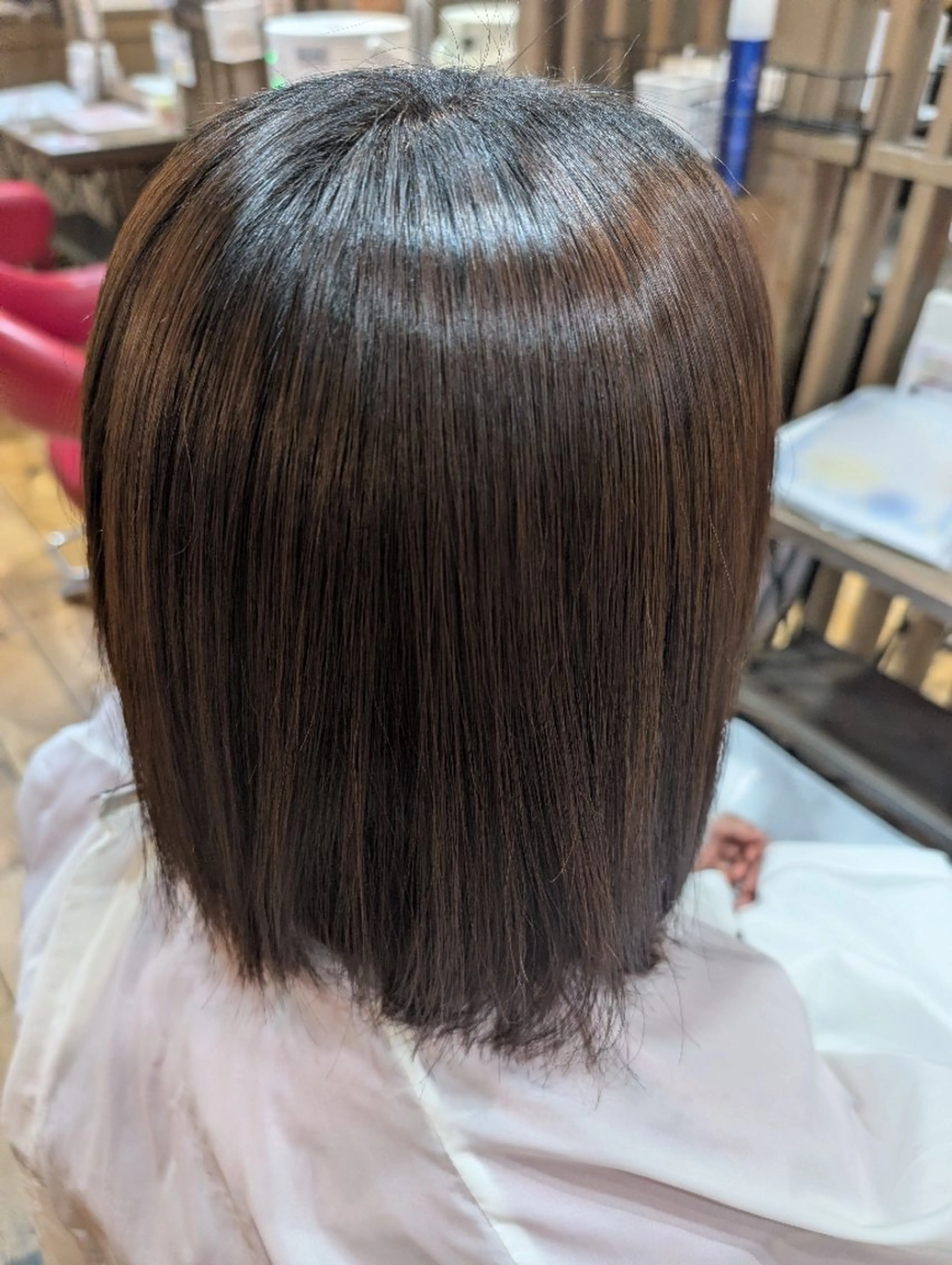 パーマ 縮毛矯正 清明 杏友見のヘアスタイル