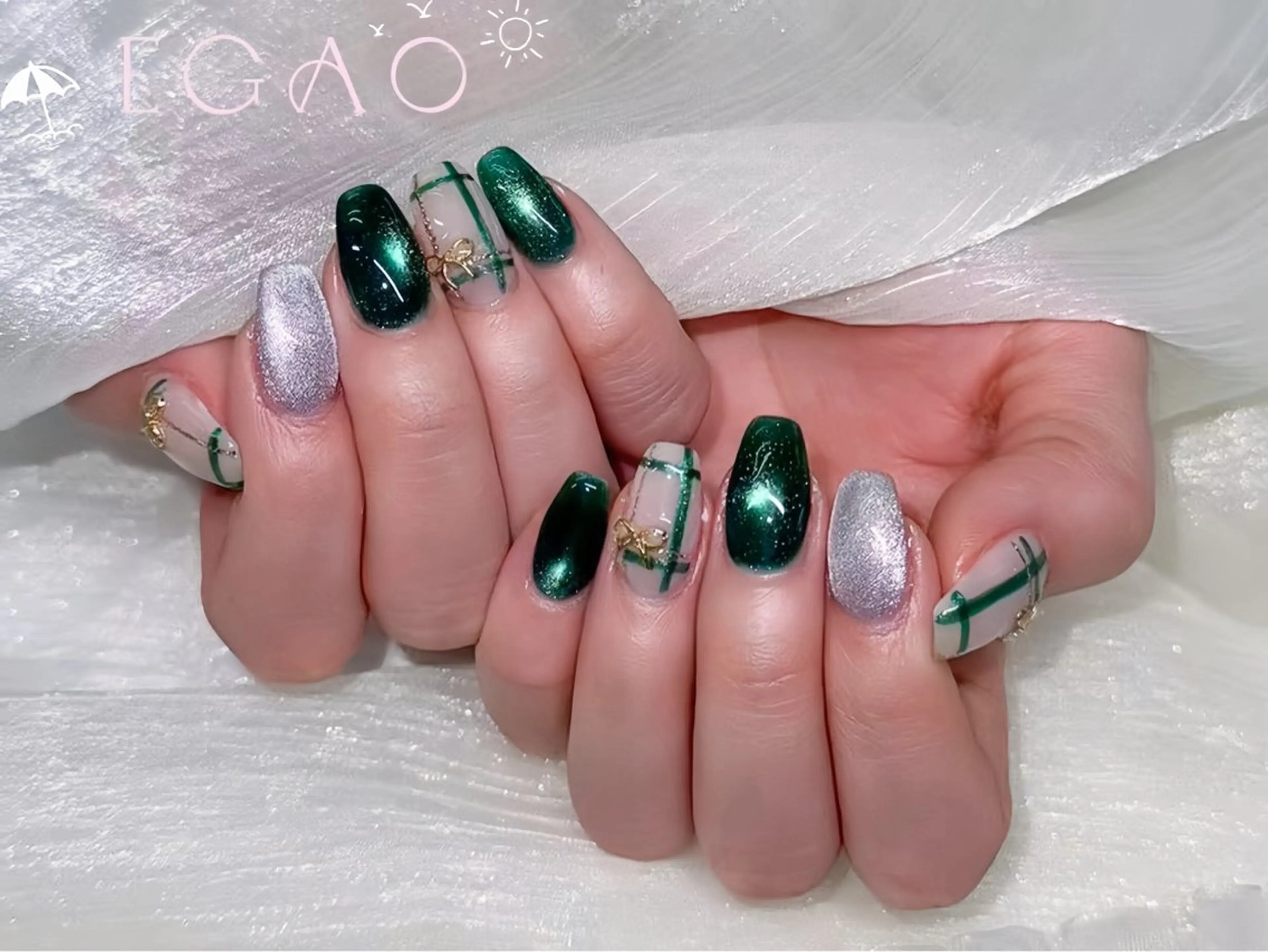 ネイル アートネイル フットネイル フレンチネイル ジェルネイル グラデーション ハンドネイル Egao Nail Salonのネイルデザイン