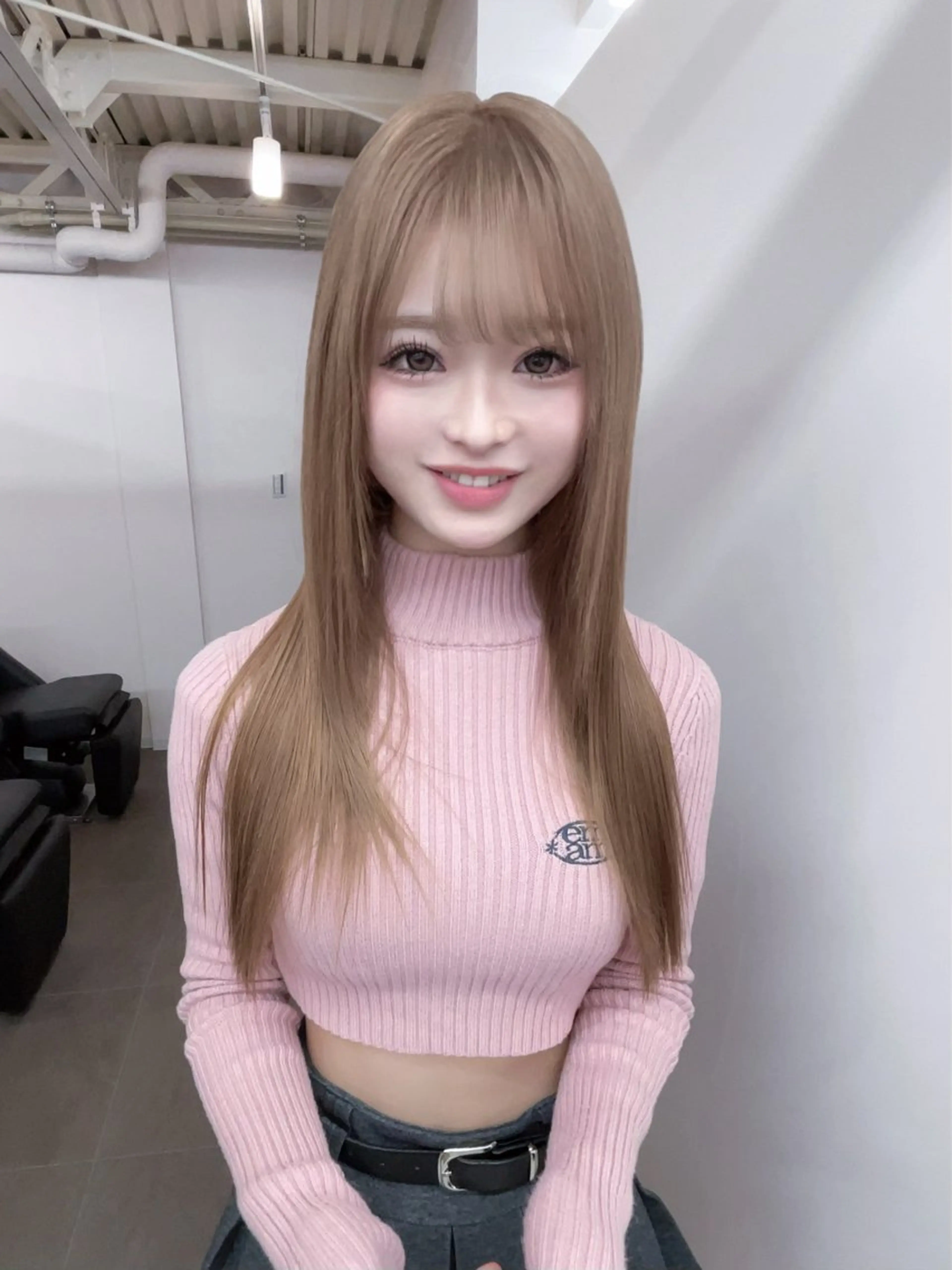 カラー ベージュカラー ミルクティーベージュ ヘアカラー Clair クレアのヘアスタイル