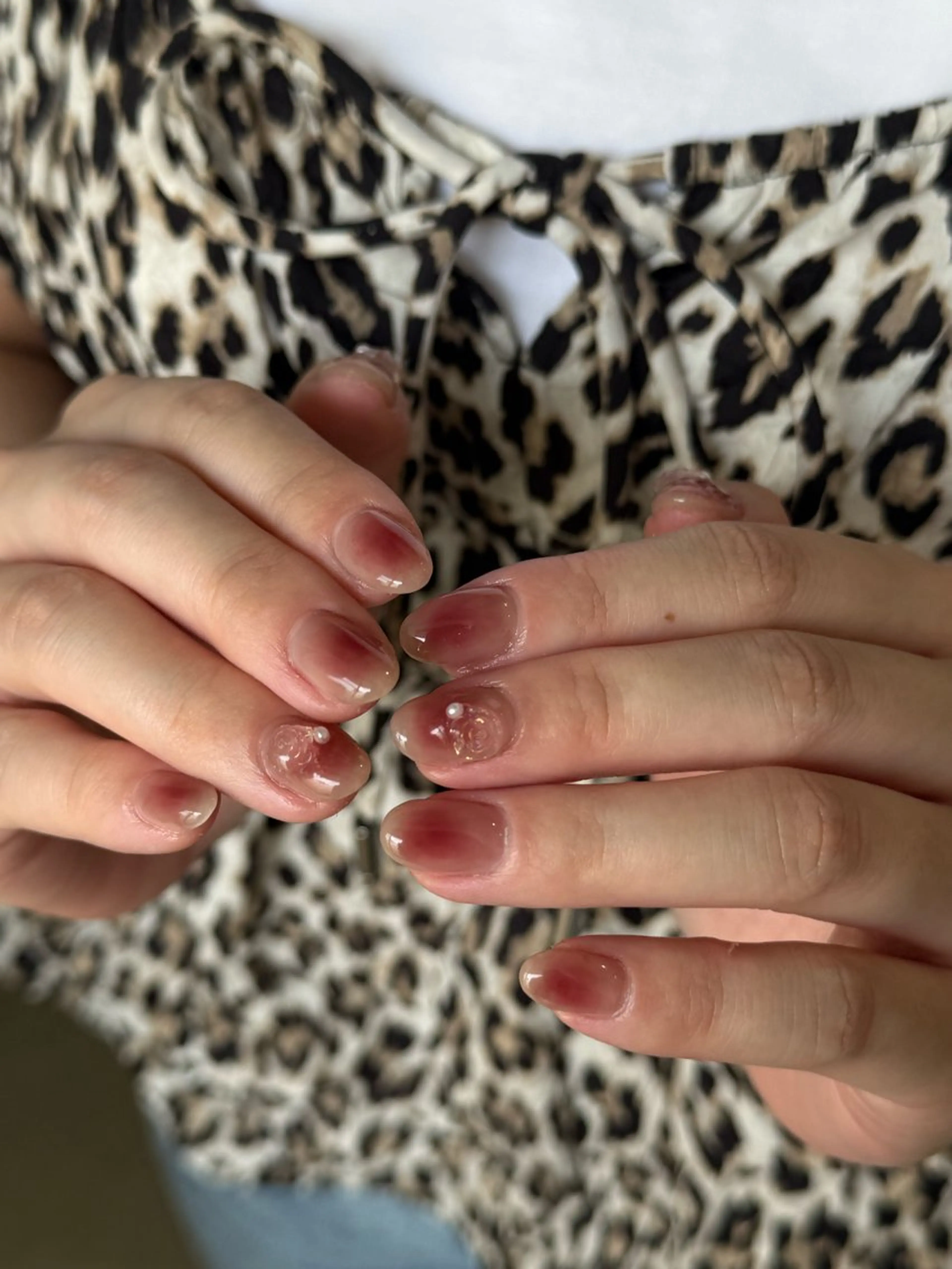 ネイル チークネイル Lumos nails&eyelashes桜川店所属・Lumos hirocoのネイルデザイン