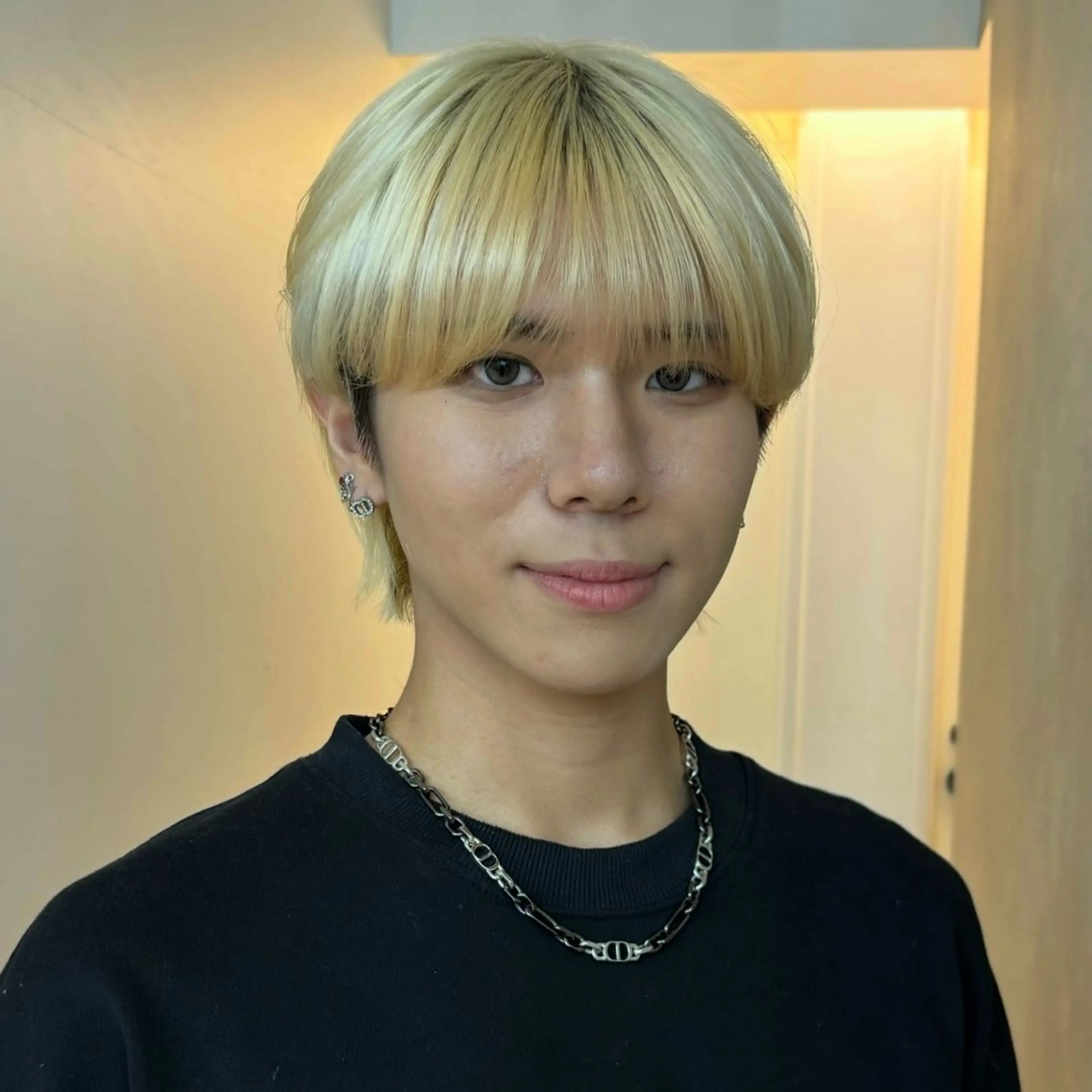 ショート カラー メンズ ヘアカラー メンズパーマ/ メッシュ📍ユリのヘアスタイル