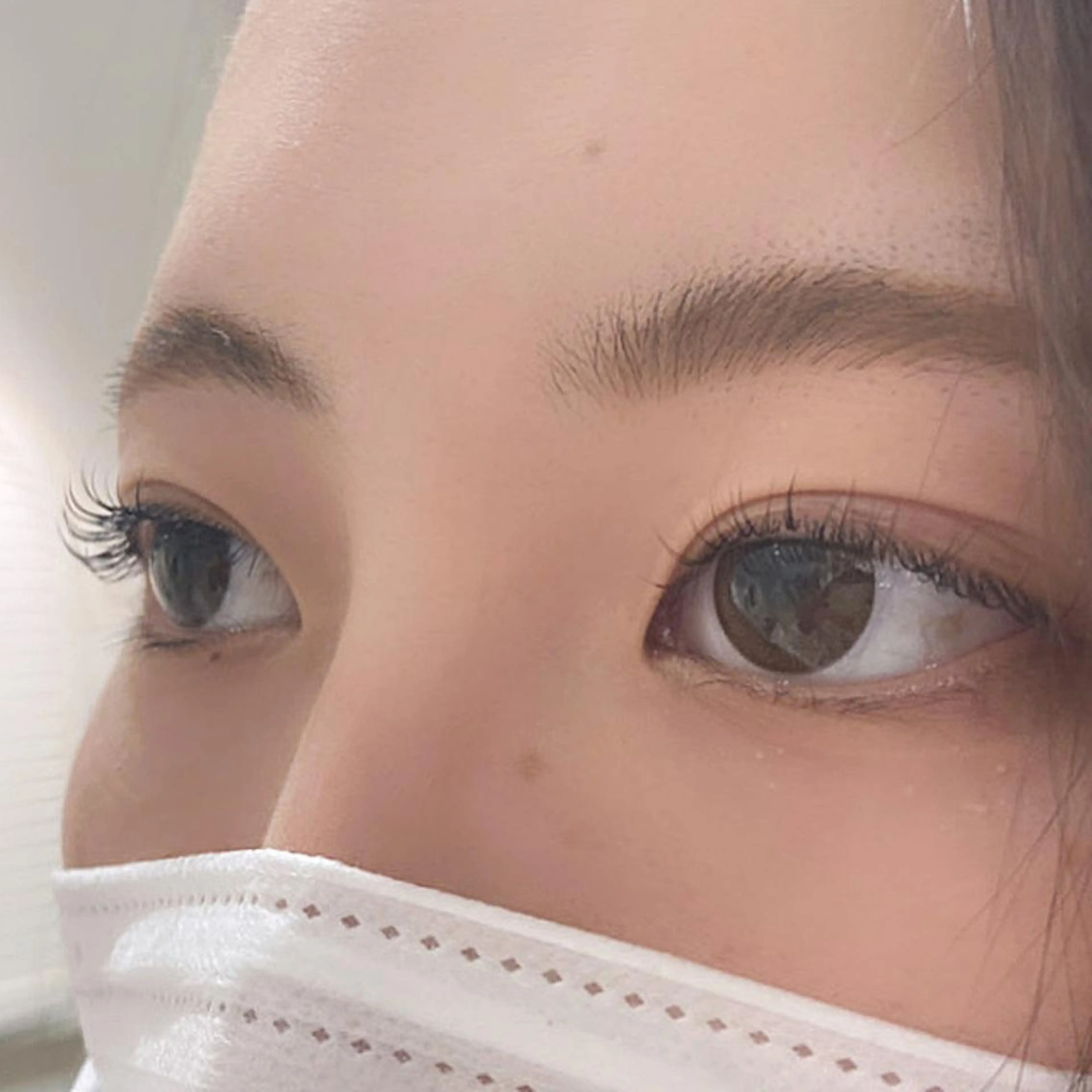 マツエク・マツパ 曲がる縮毛矯正 LIBER 　岩名のヘアスタイル