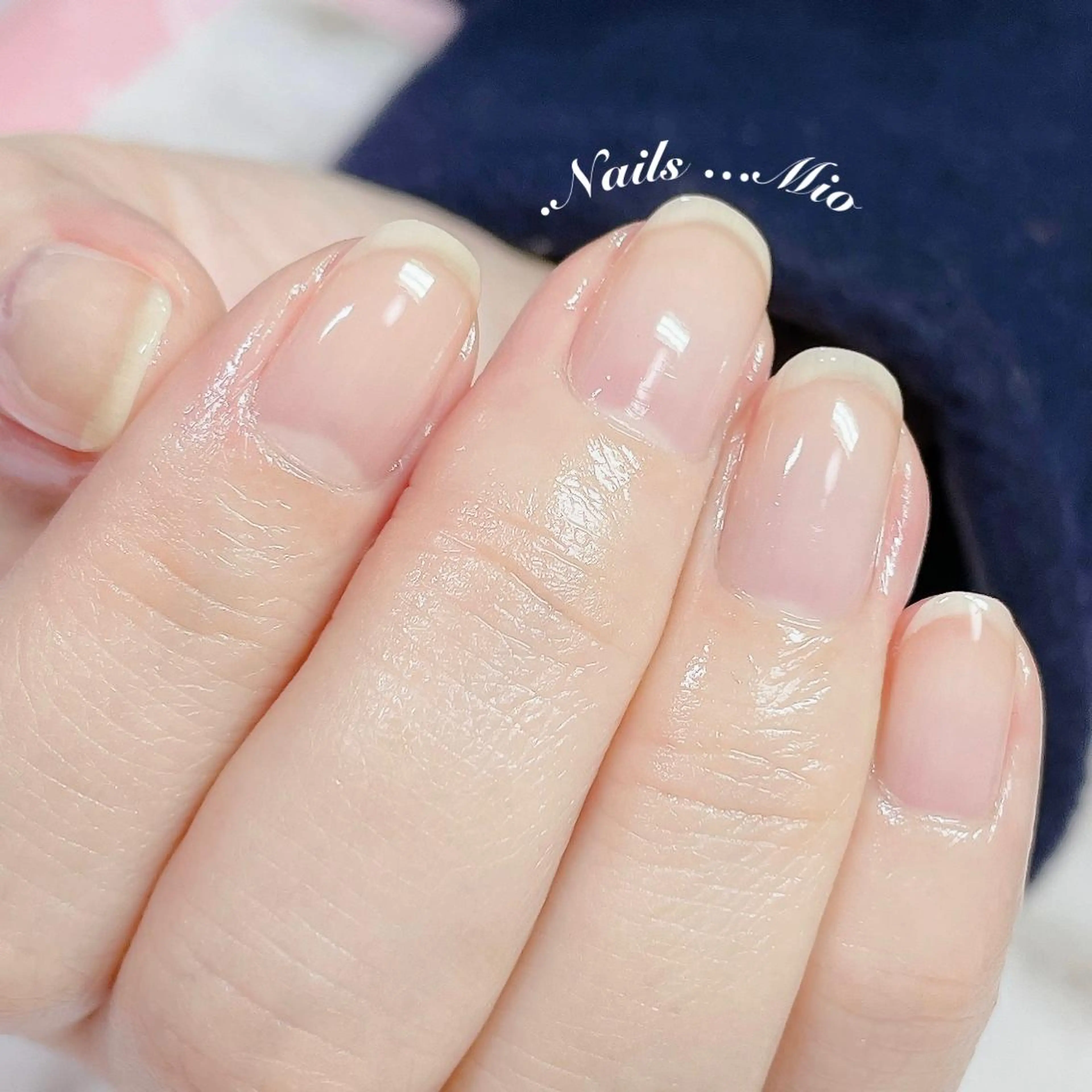 ネイル クリアネイル ジェルネイル ワンカラーネイル ハンドネイル ハンドケア .Nails Mio 赤羽西ネイルサロンのネイルデザイン