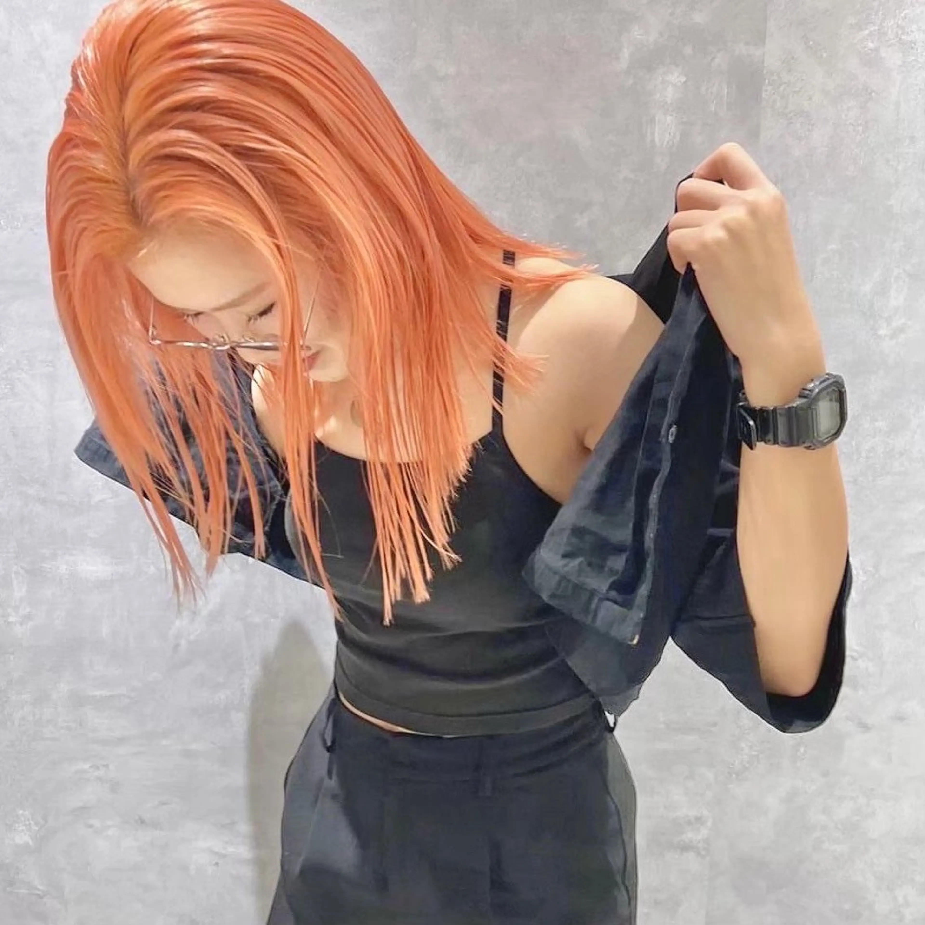 ロング 韓国レイヤー💖 ハイトーン🍒ྀིのヘアスタイル