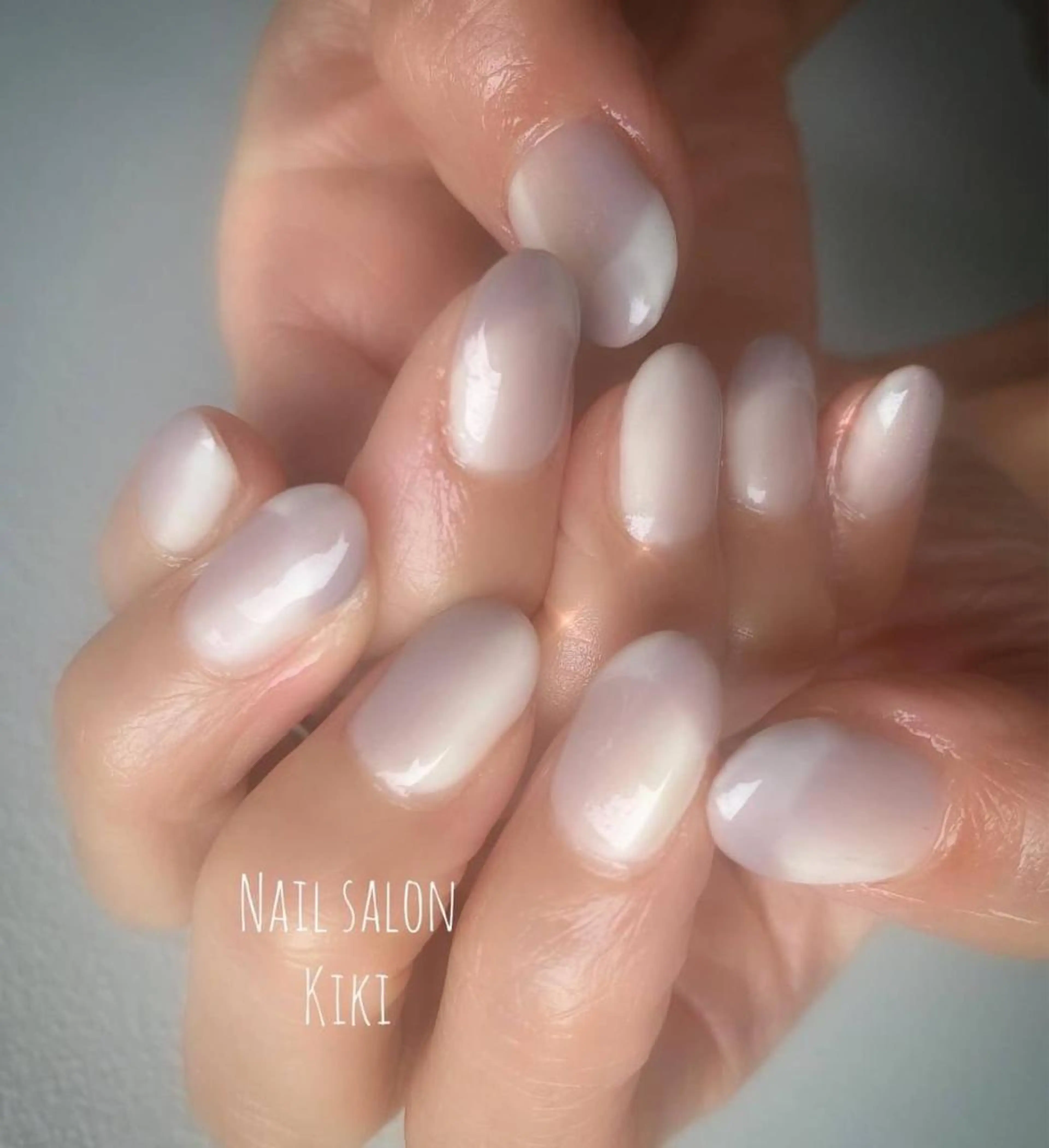 ネイル フレンチネイル オンブレフレンチ ハンドネイル Kobayashi Meikoのネイルデザイン