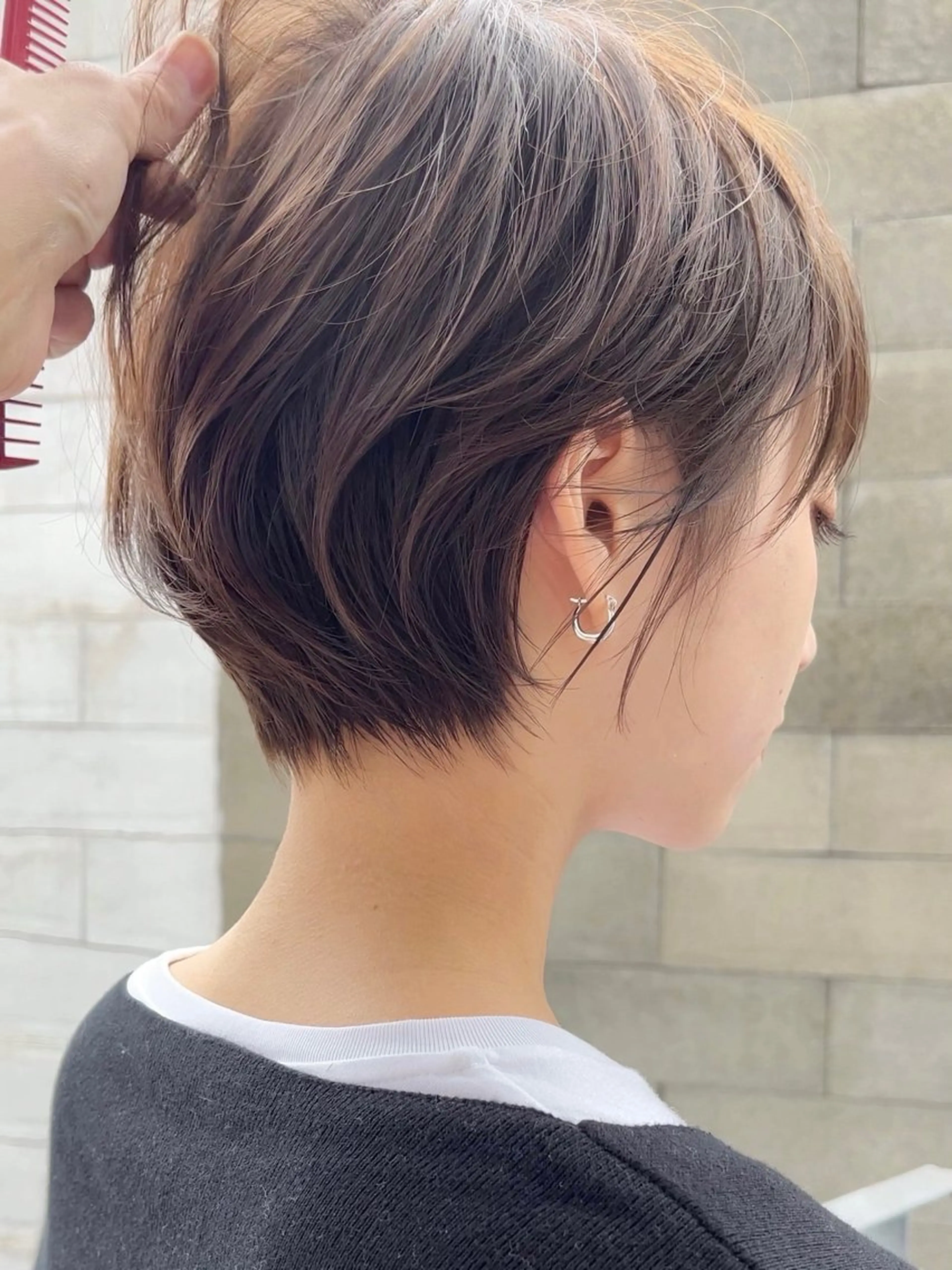 ショート カラー カット ヘアカラー i.+sapporo所属・ショート/レイヤー /札幌/小山内のヘアスタイル