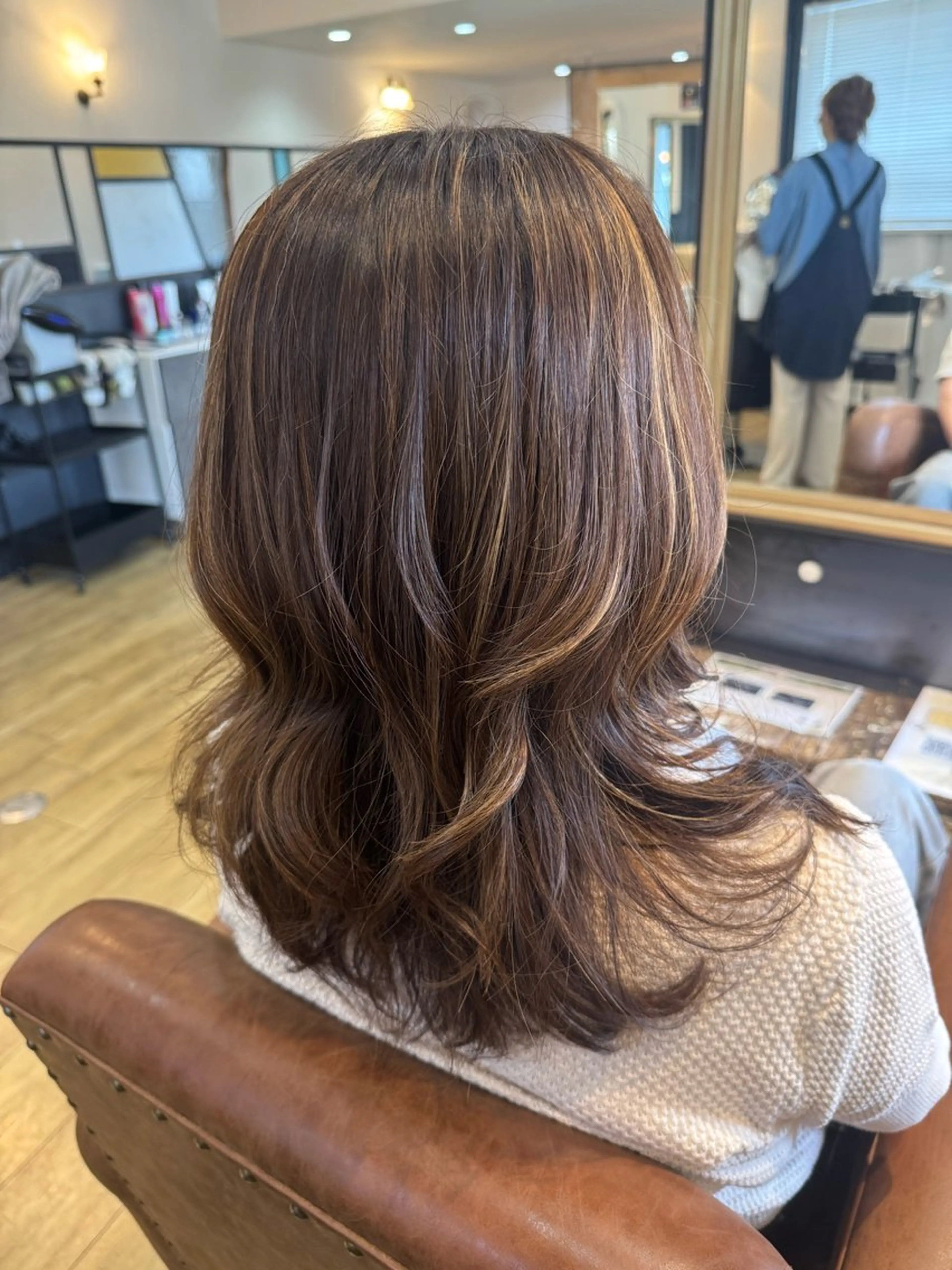 ミディアム 蟹江/メンズカット/ パーマ/なぎさのヘアスタイル