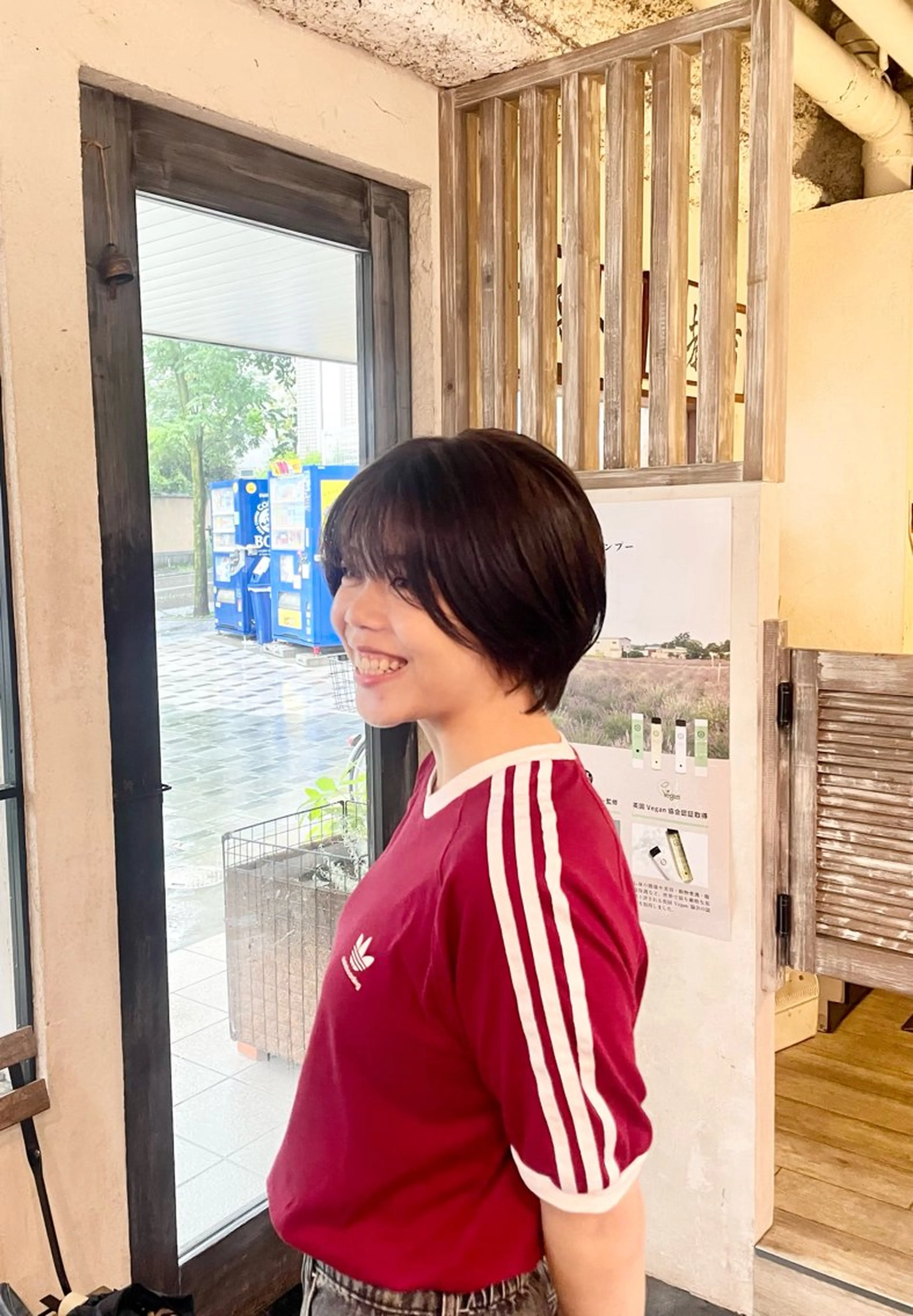 カラー ブラウンカラー オリーブブラウン 渡部 仁のヘアスタイル