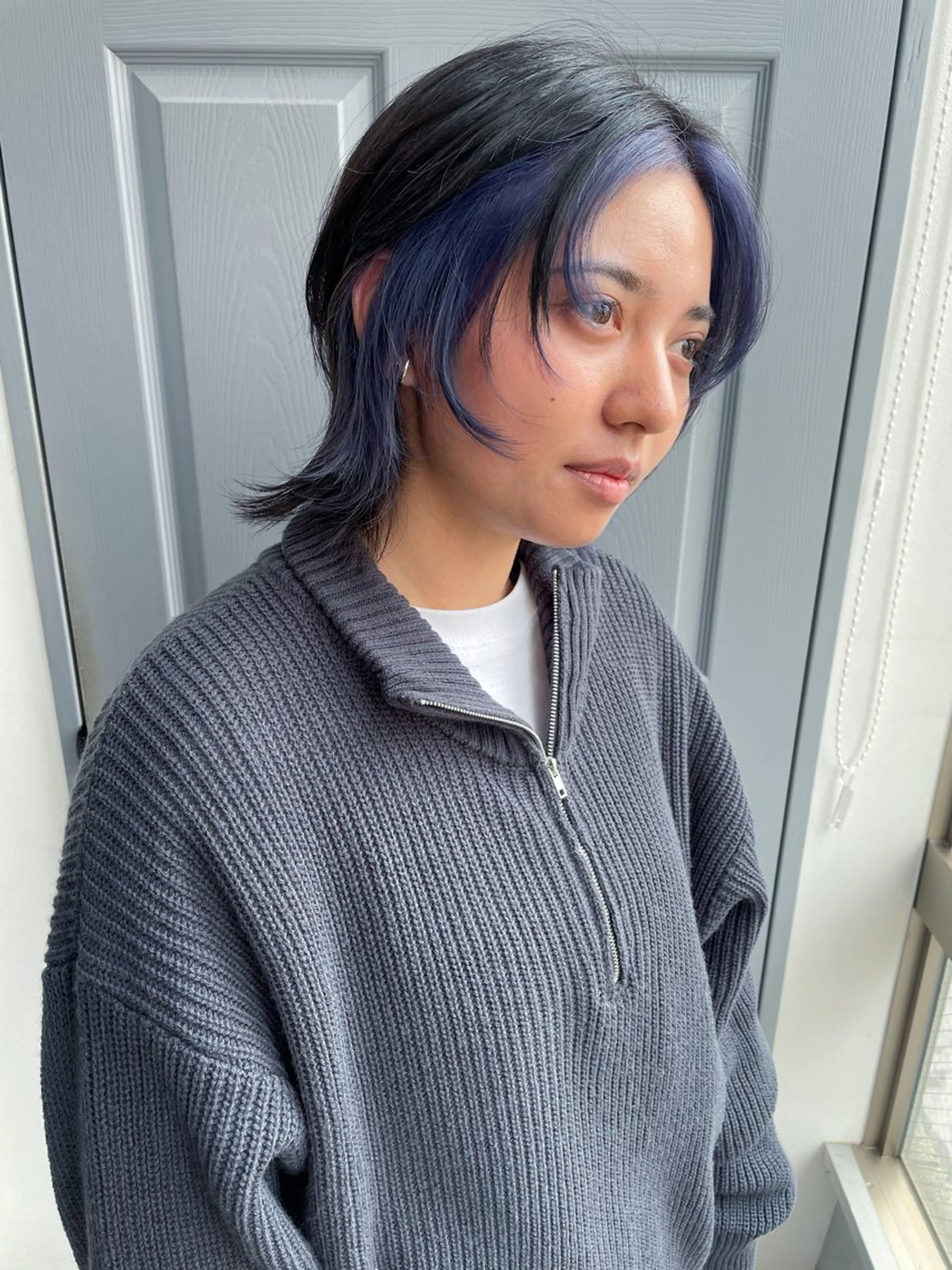 ショート ミストバング ウルフカット ヘアカラー RAWR　Hair Brio所属・髪質改善/ブリーチ /ユウキ🫧🌸のヘアスタイル