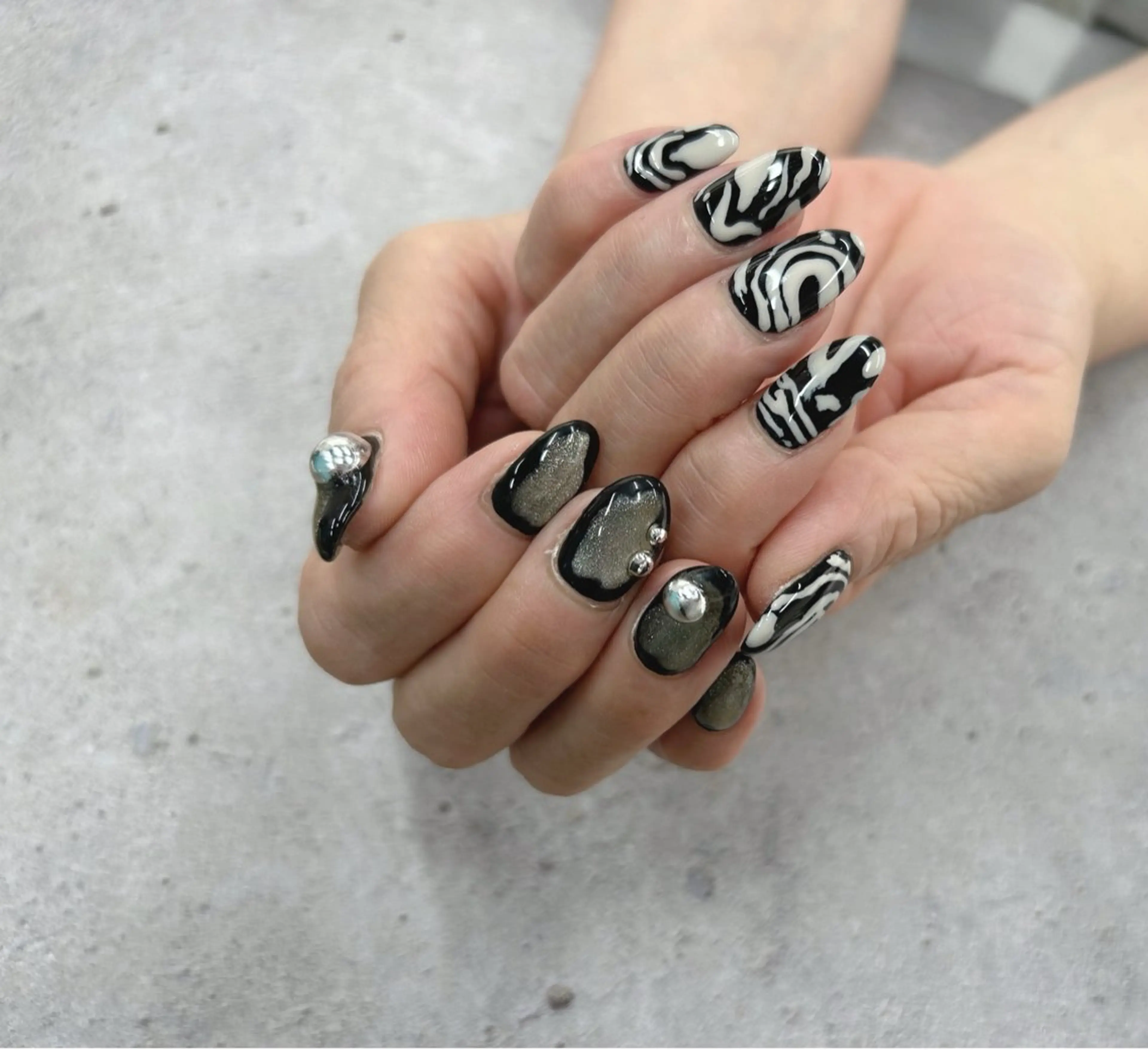 ネイル ニュアンスネイル ハンドネイル Nail Salon agré所属・agré ネイルサロン　アグレのネイルデザイン