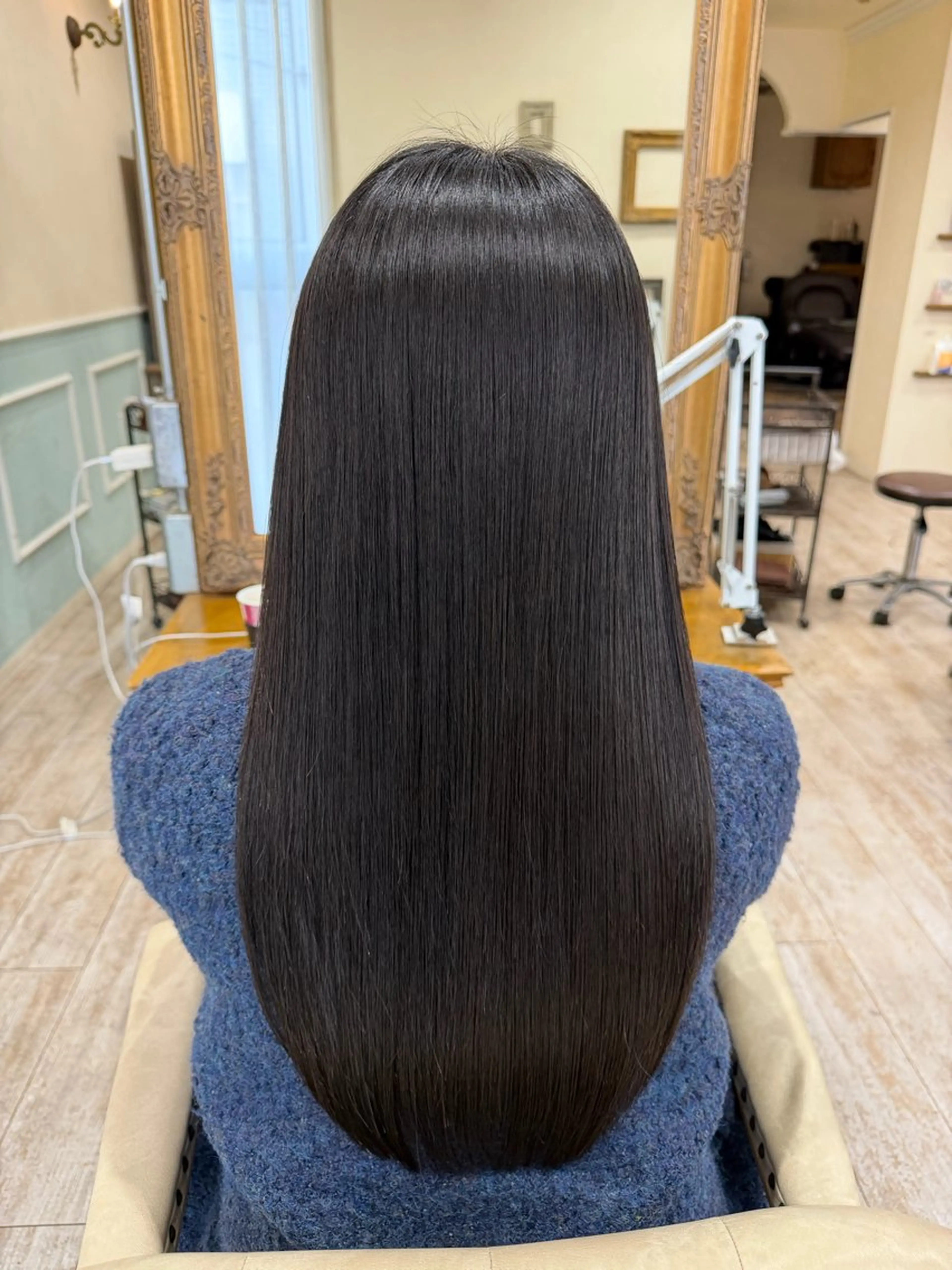 ロング カラー 髪質改善 カット ヘアカラー 縮毛矯正 トリートメント 新越谷noble店長 松本拓也▶◀*.のヘアスタイル