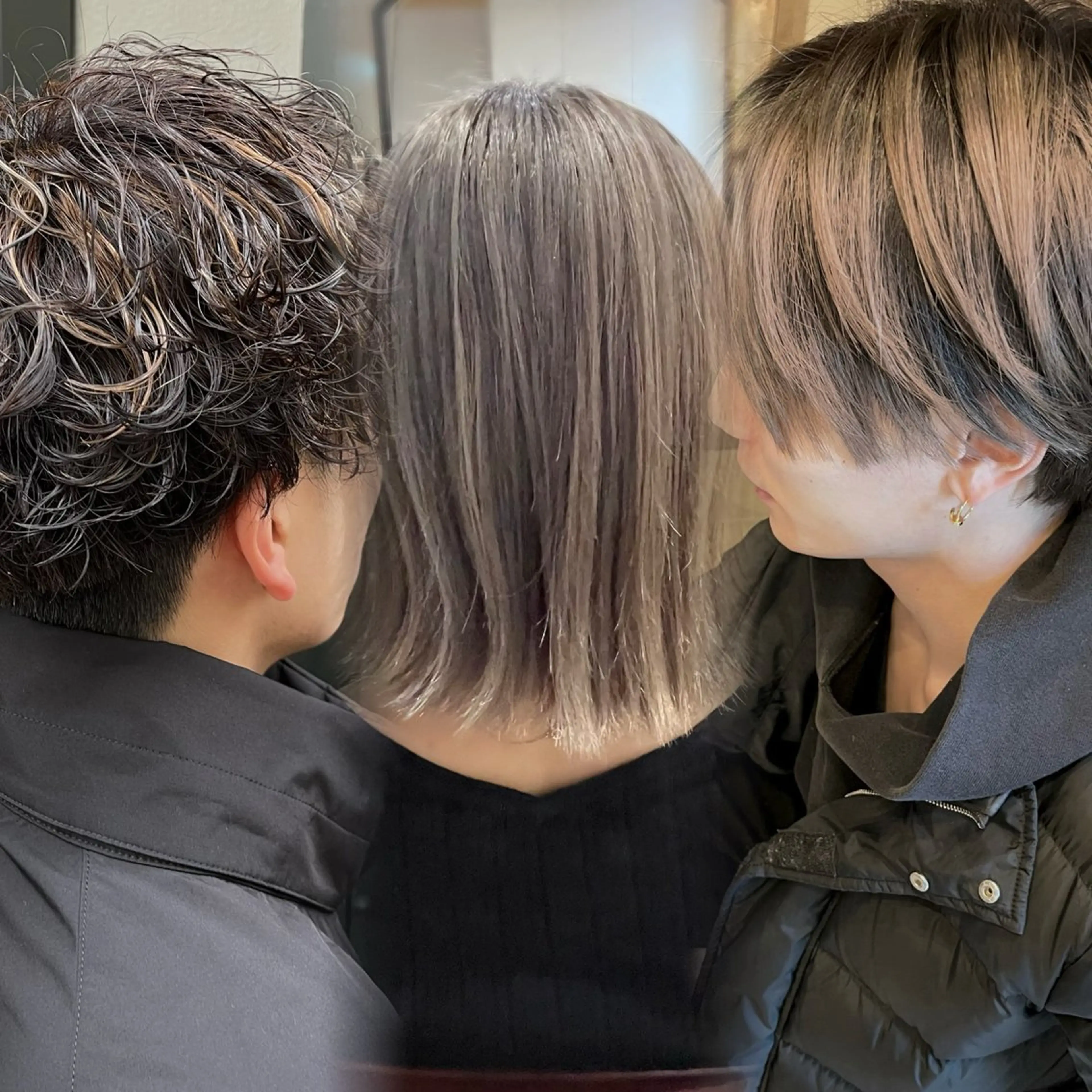 ミニモ限定♥ブリーチハイライト+オンカラー+保湿TRの写真