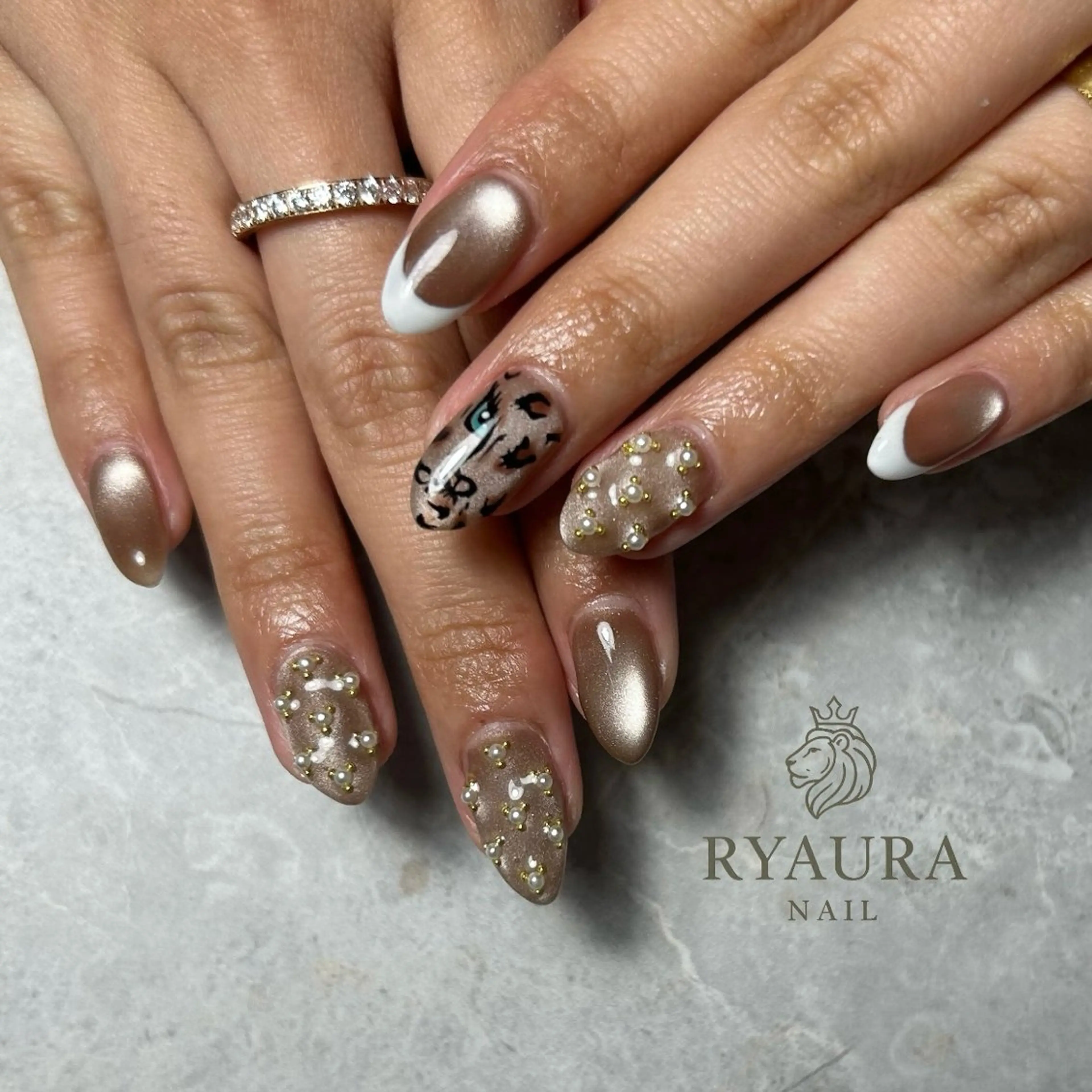 ネイル アートネイル ハンドネイル RYAURA NAIL所属・RYAURA NAILのネイルデザイン