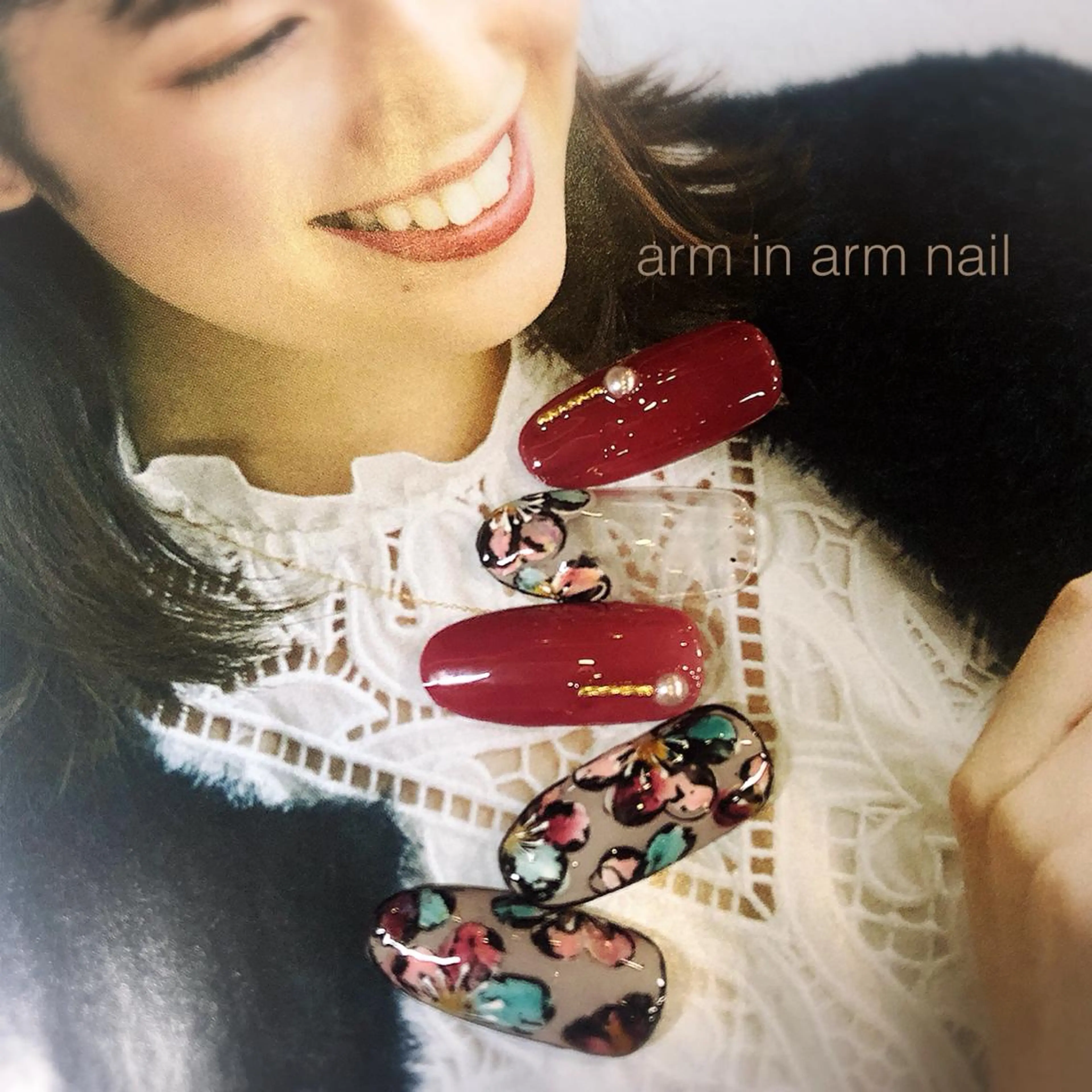 ネイル arm in arm ︎✿Yamamotoのマツエク・マツパデザイン