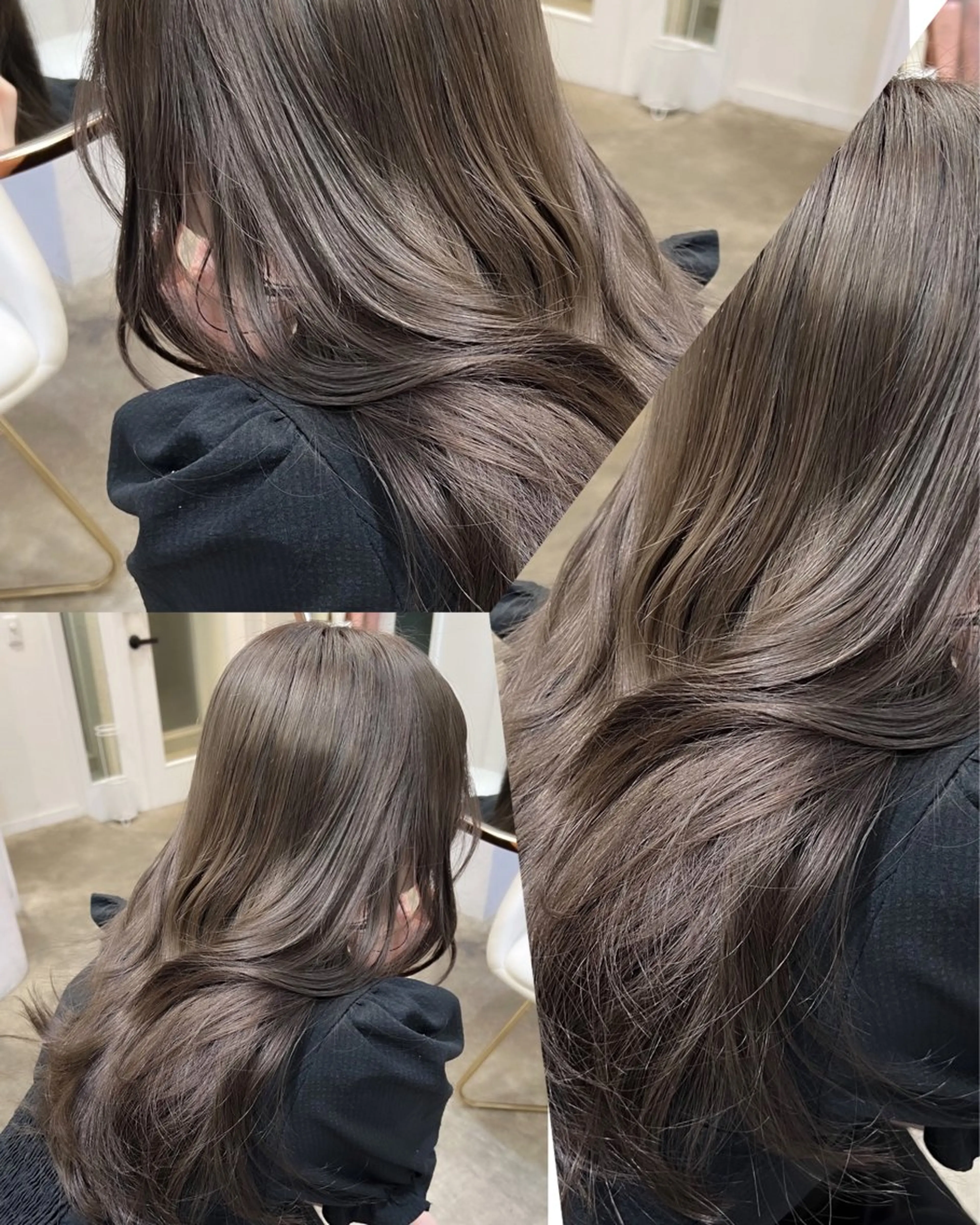 ロング 🤍🤍韓国ヘア おたけ🤍🤍のヘアスタイル