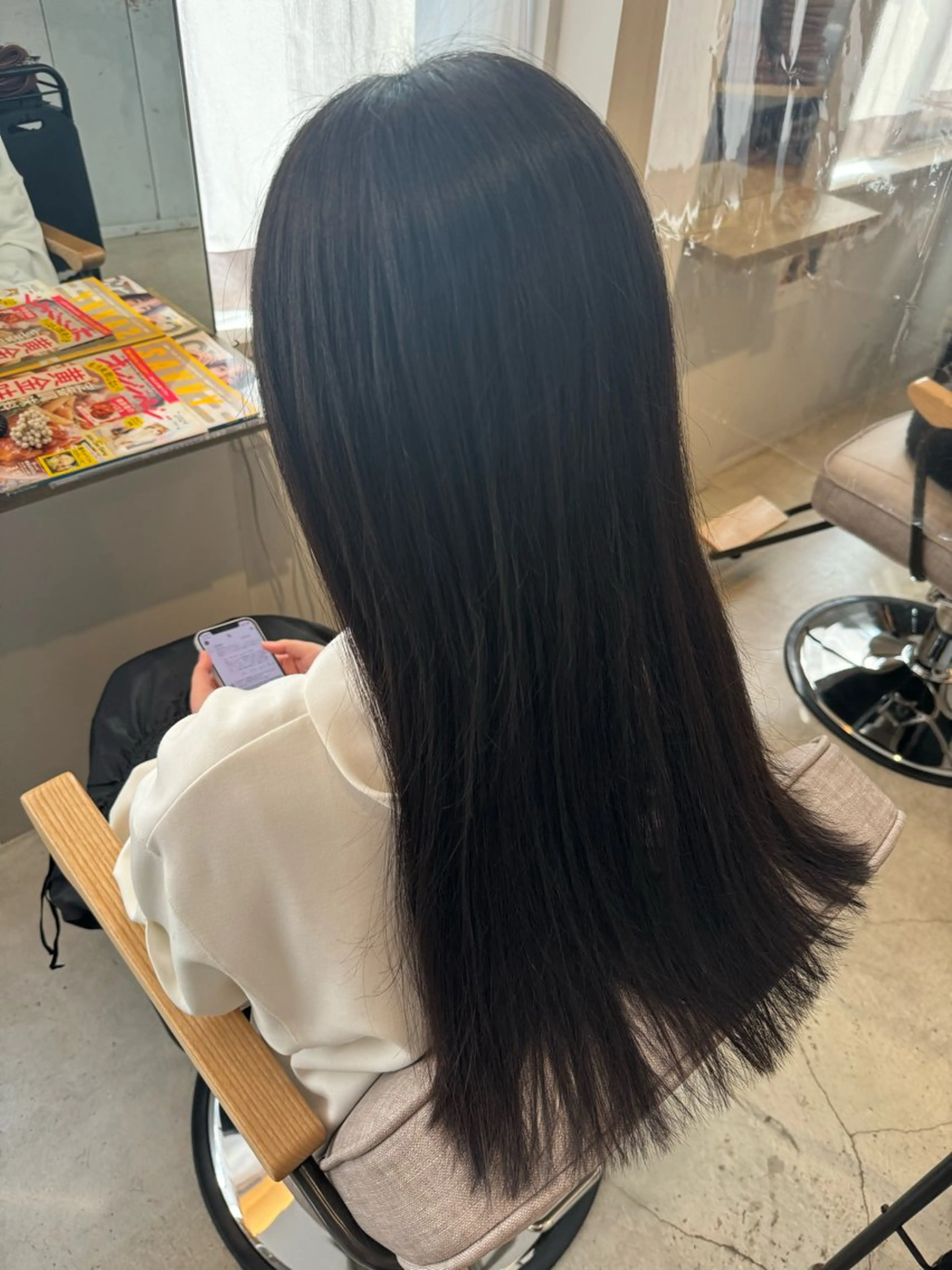 ロング カラー 髪質改善✨️透明感カ ラー✧*。山下さいみのヘアスタイル