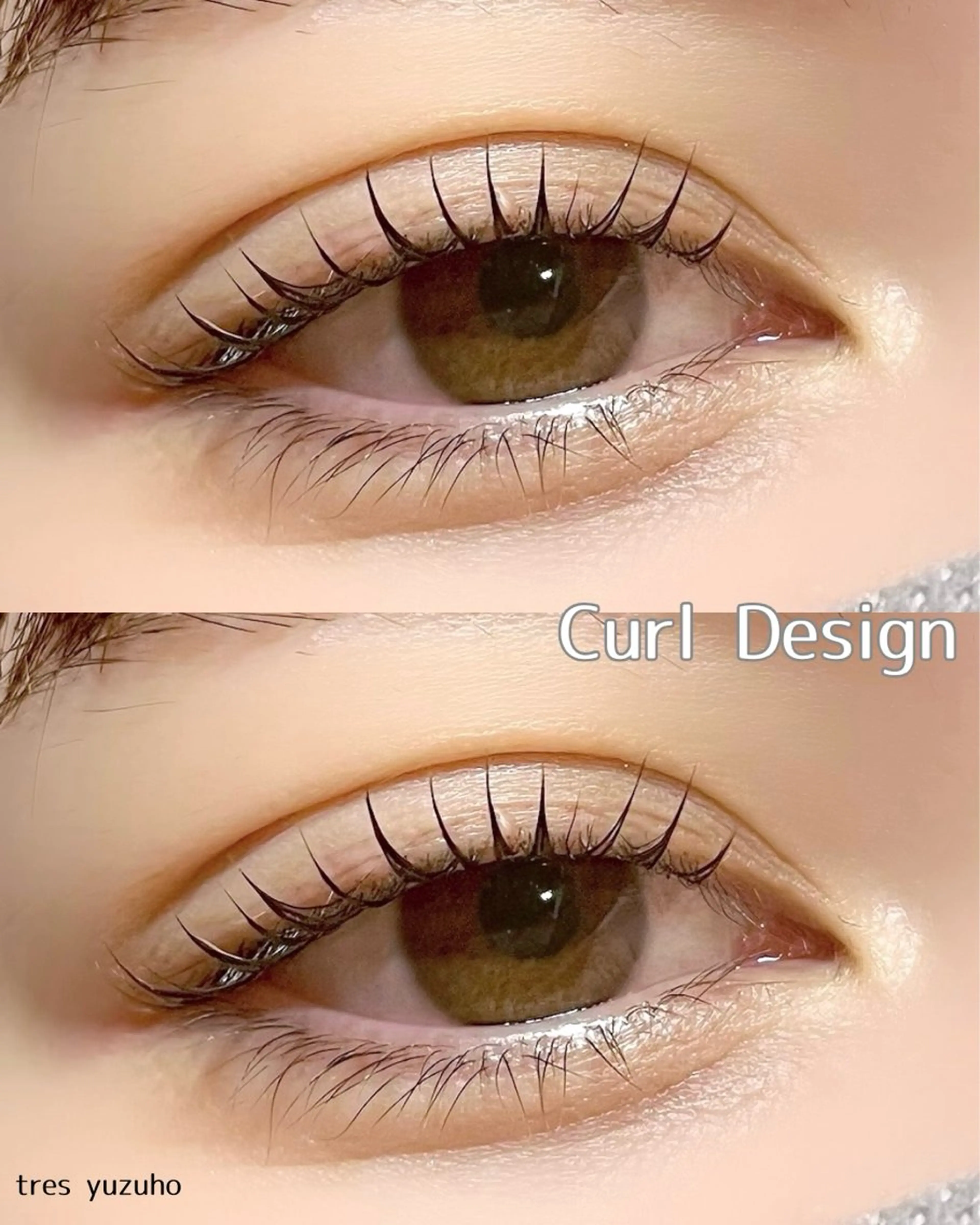 マツエク・マツパ ナチュラル tres Yuzuhoのマツエク・マツパデザイン