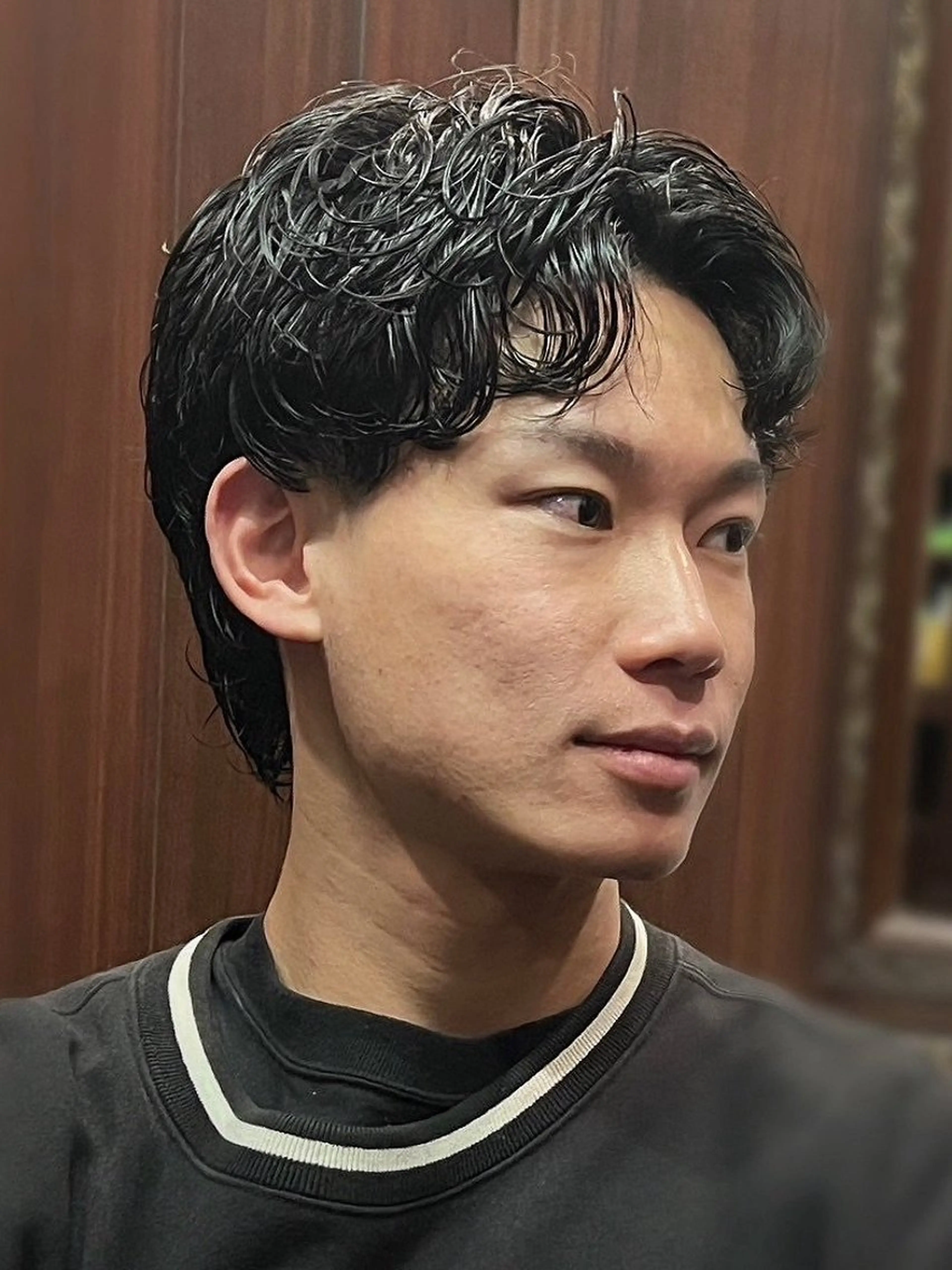 カット&ロッドパーマ&ヘアセットの写真