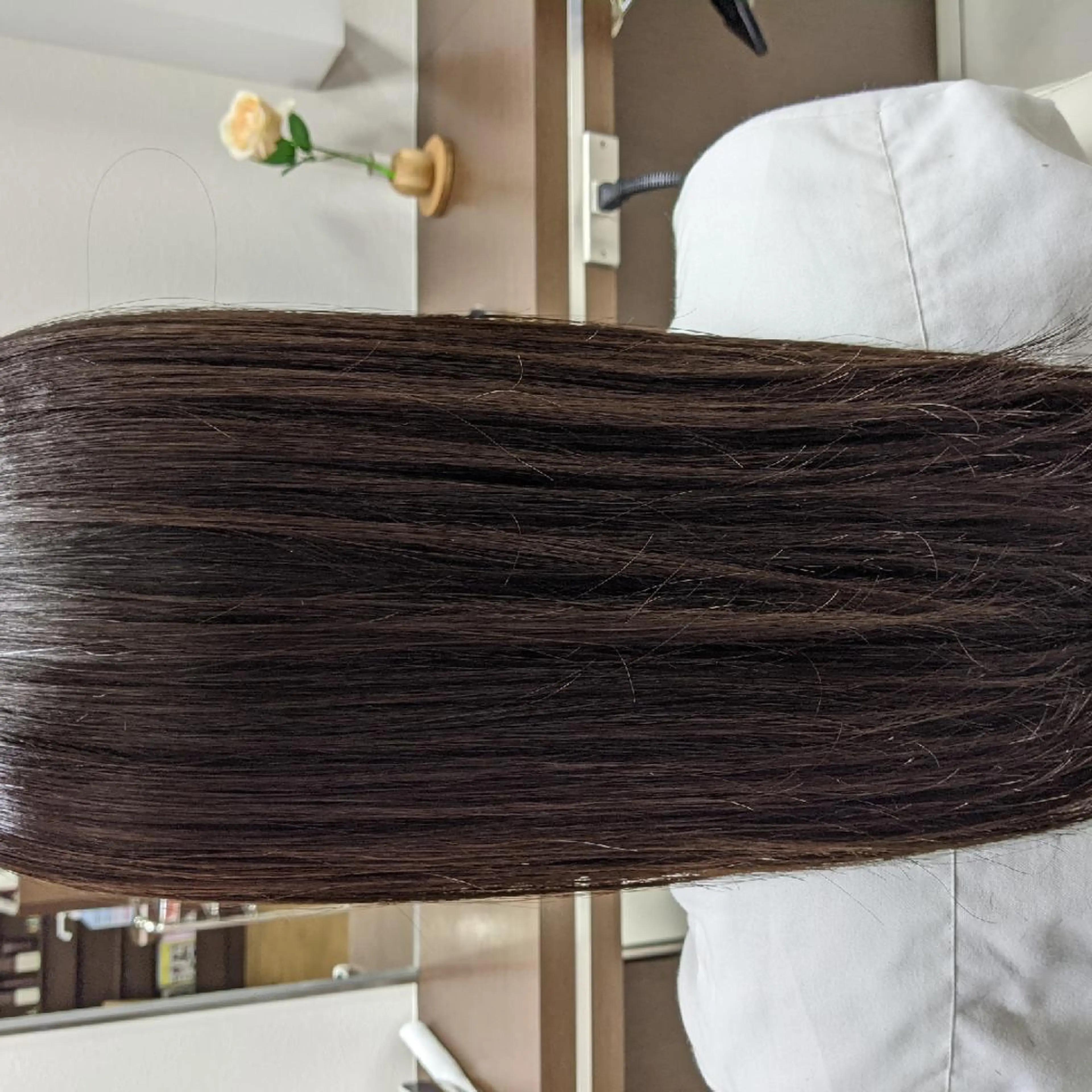 ミディアム 縮毛矯正 斉藤 充哉のヘアスタイル