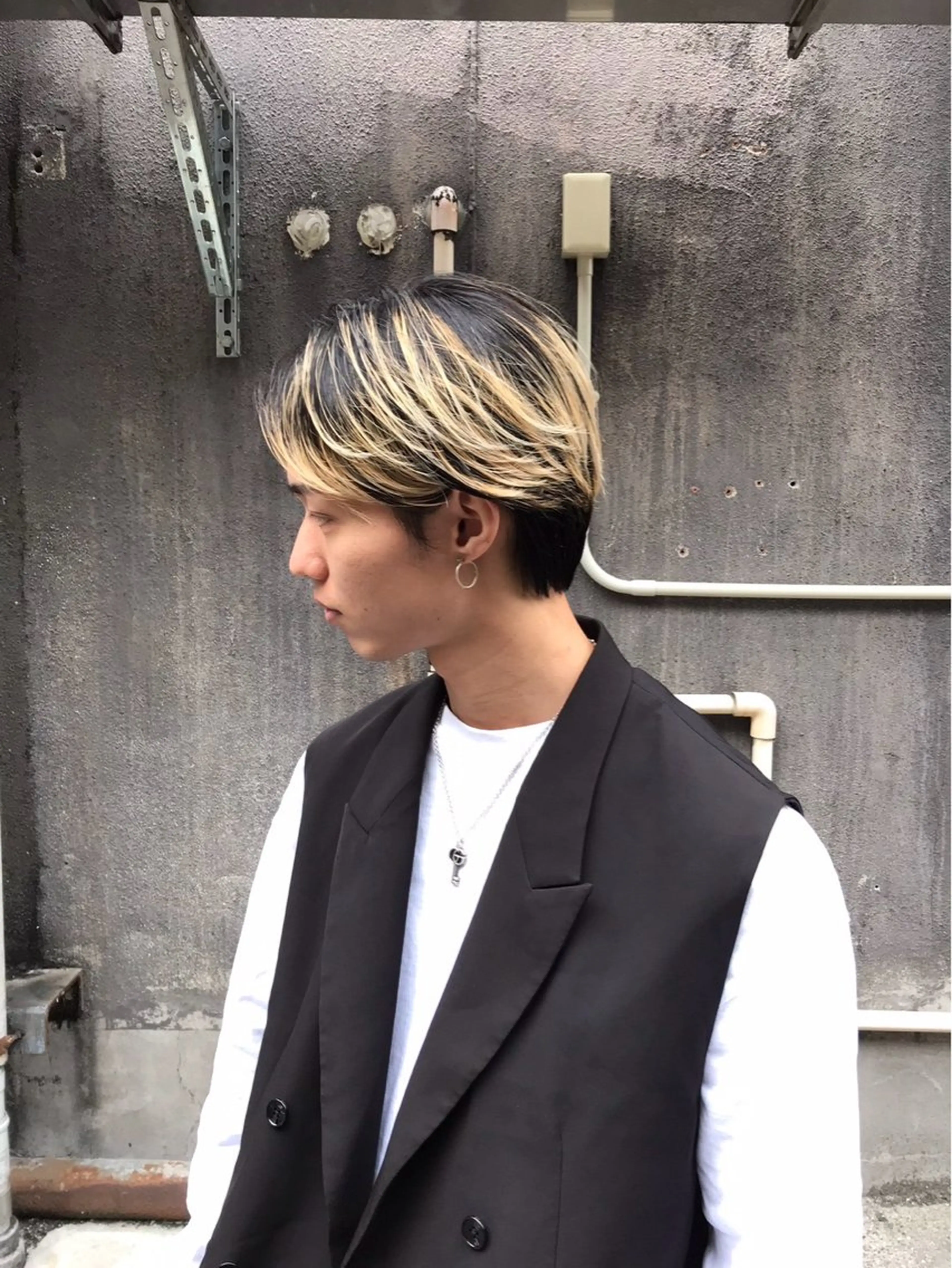 メンズカット＋跳ねない・浮かない・触らなくても決まる襟足ダウンパーマorスポットパーマの写真