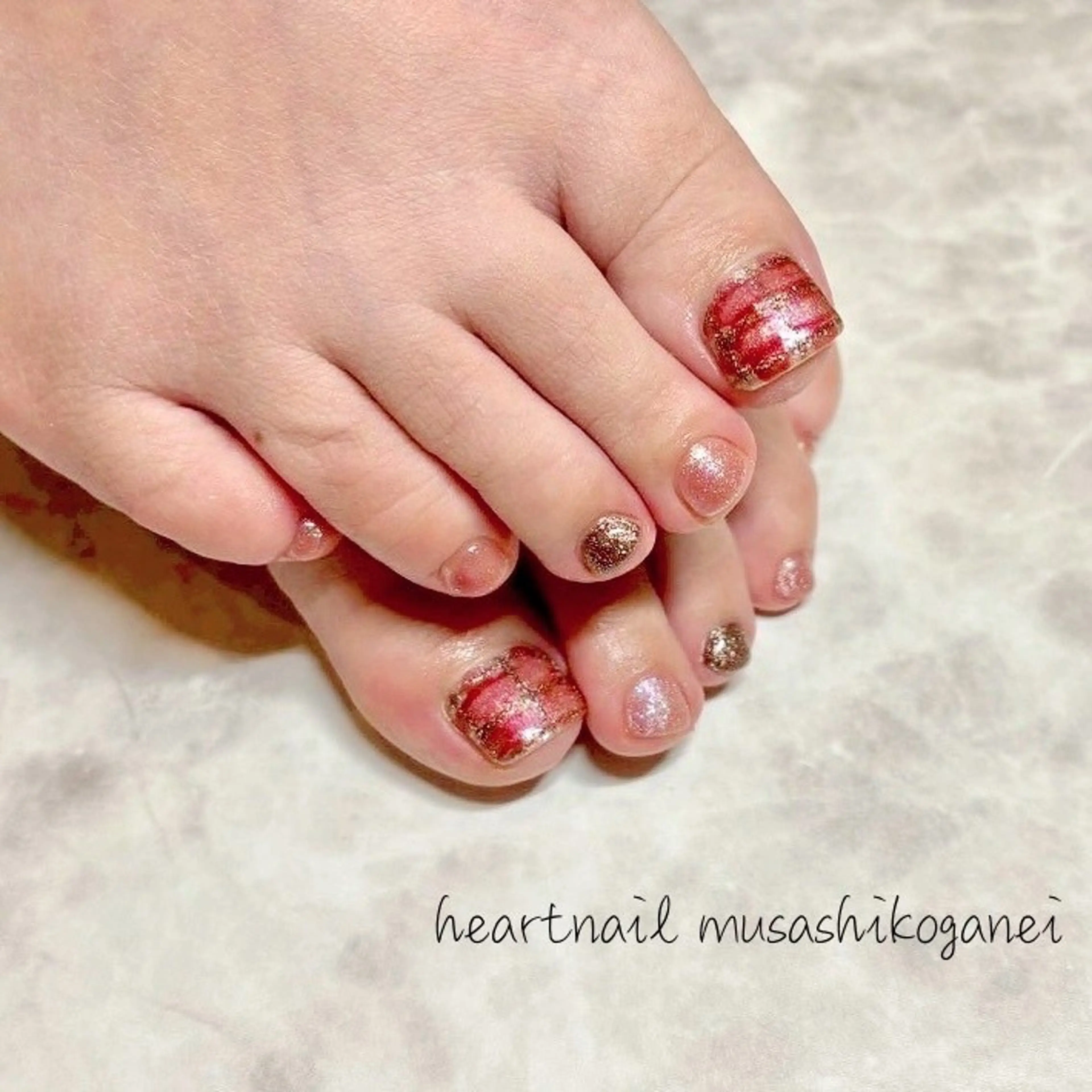 ネイル フットネイル 💎はあとねいる 武蔵小金井店💎のネイルデザイン