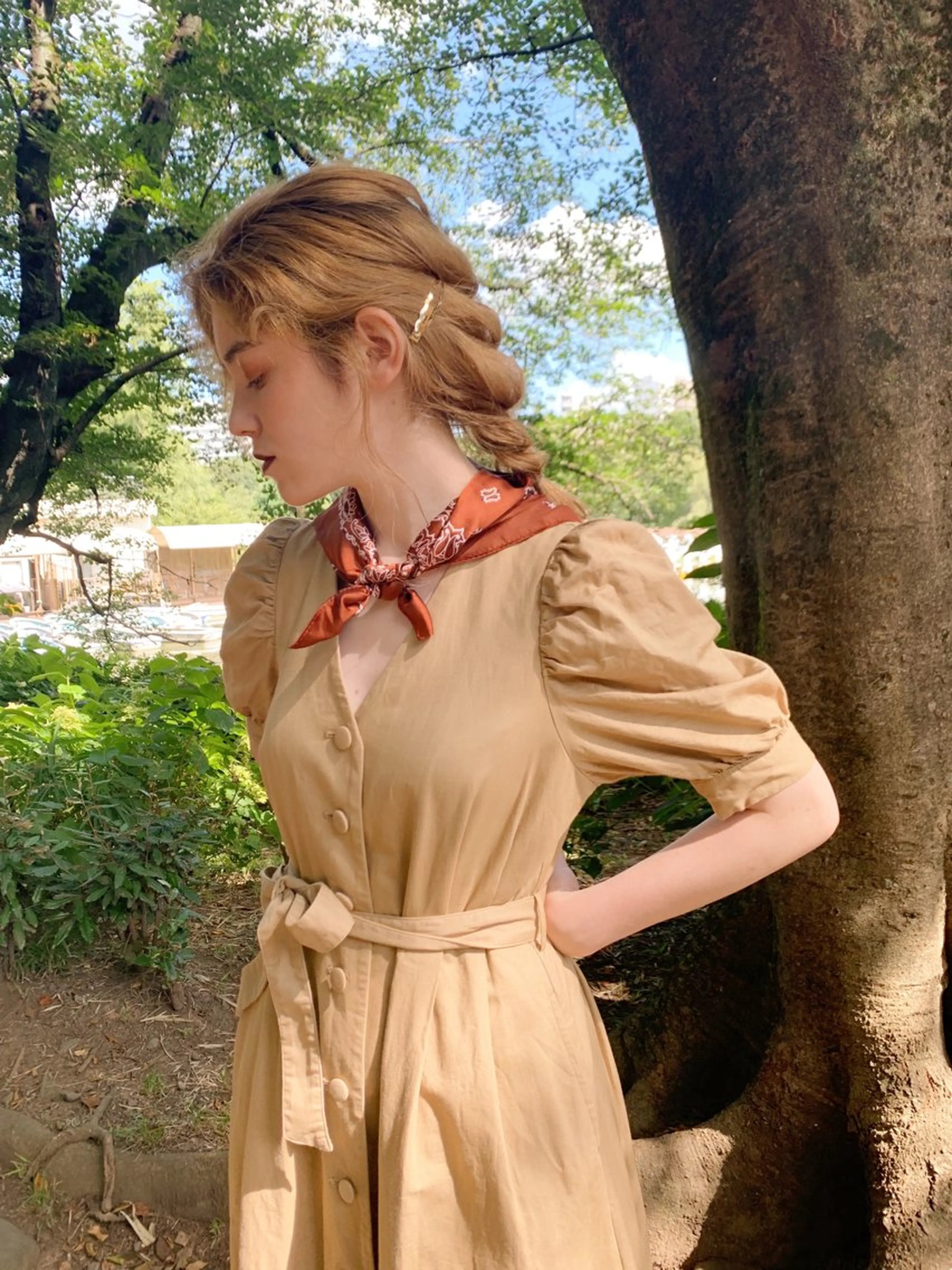 ロング カラー ヘアアレンジ 髪質改善🫧美髪矯正 🤍Yuiのヘアスタイル