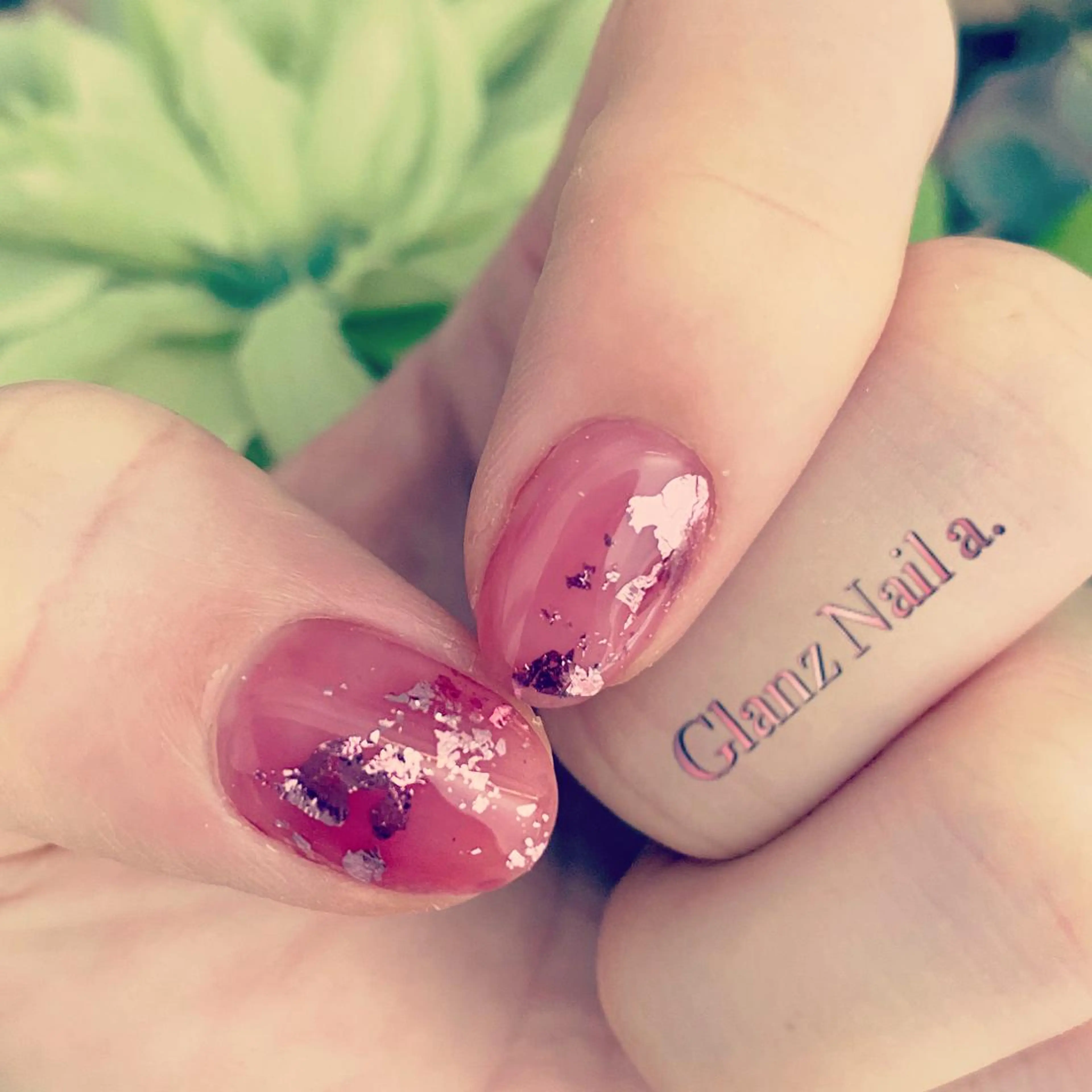 ネイル ピンク Glanz  Nail aのネイルデザイン