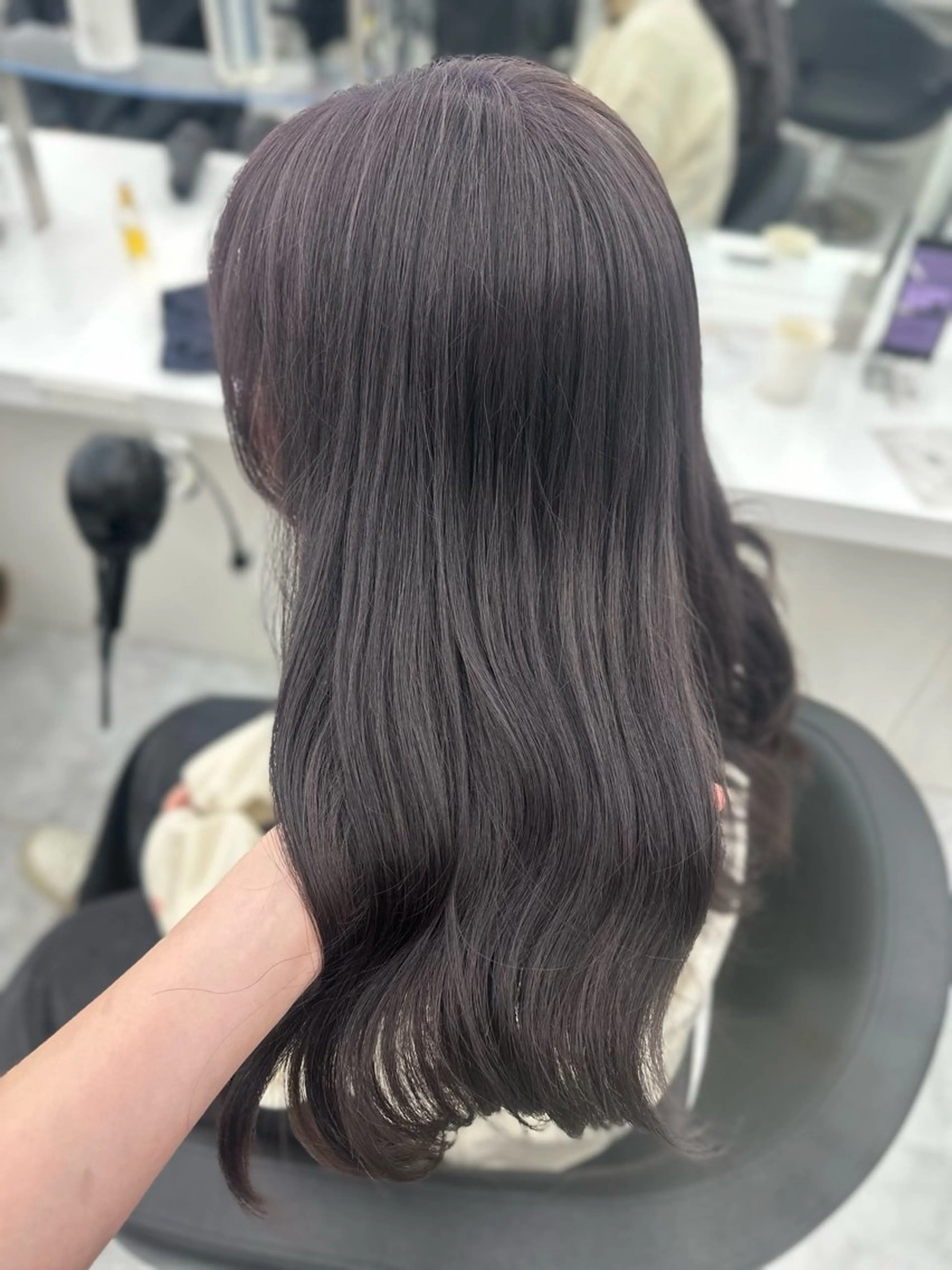 ロング カラー ヘアカラー トリートメント ヘッドスパ ヘアセット ガーリーstyle ❤︎misaki🏹のヘアスタイル