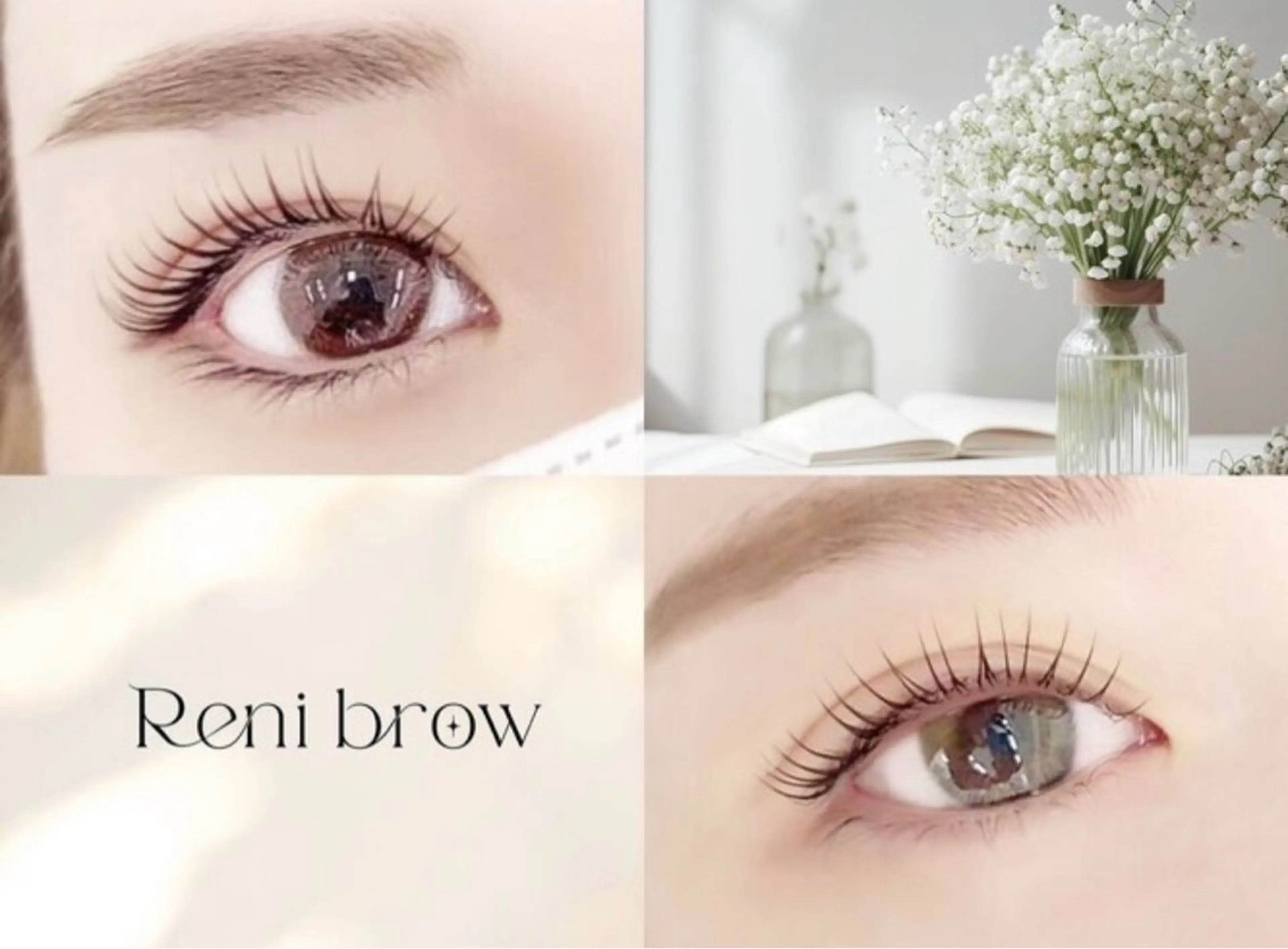 マツエク・マツパ Reni  brow 博多駅前のマツエク・マツパデザイン