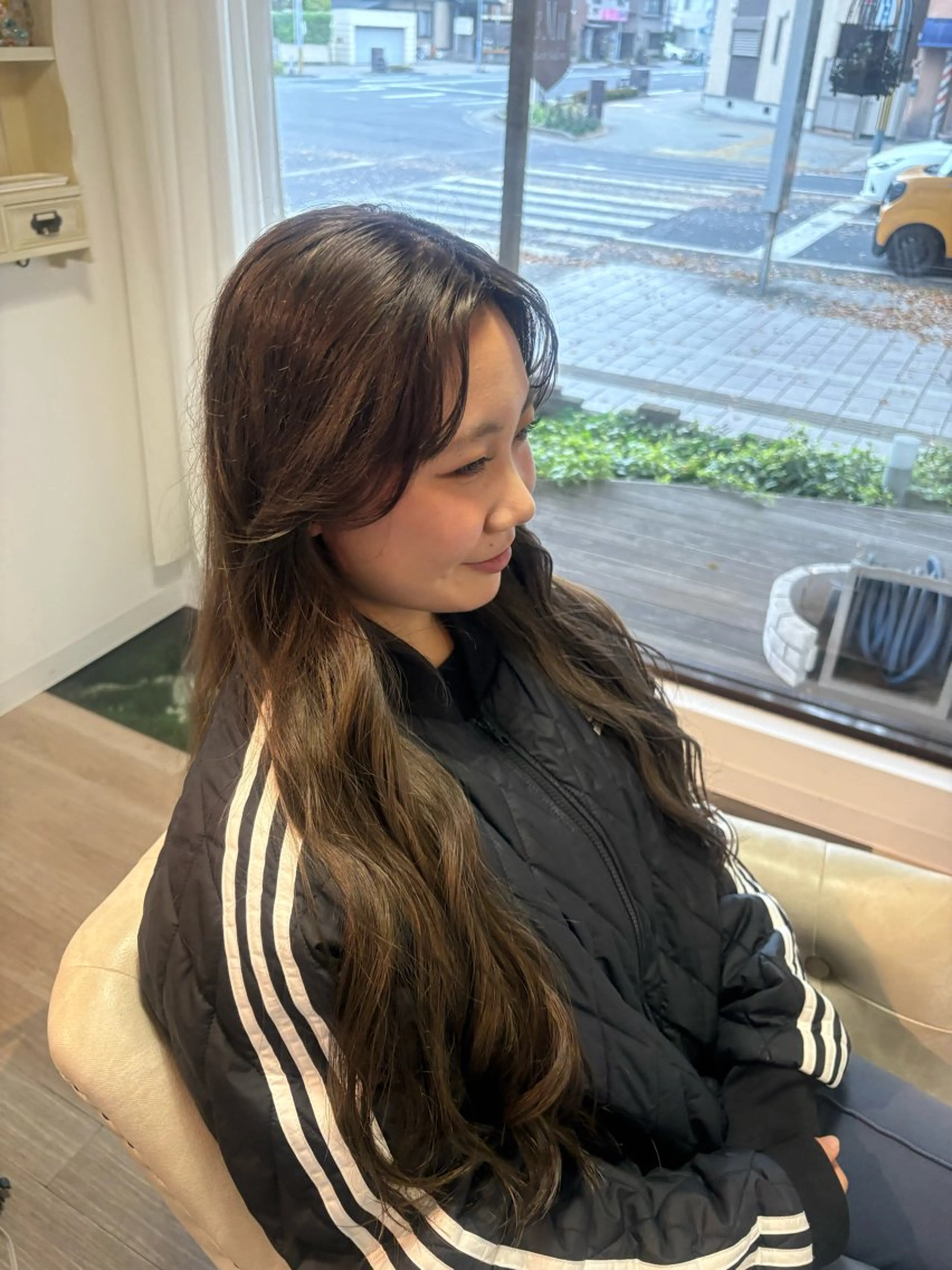 ロング カラー ダブルカラー ヘアカラー トリートメント Rio /eMu☆･:*のヘアスタイル