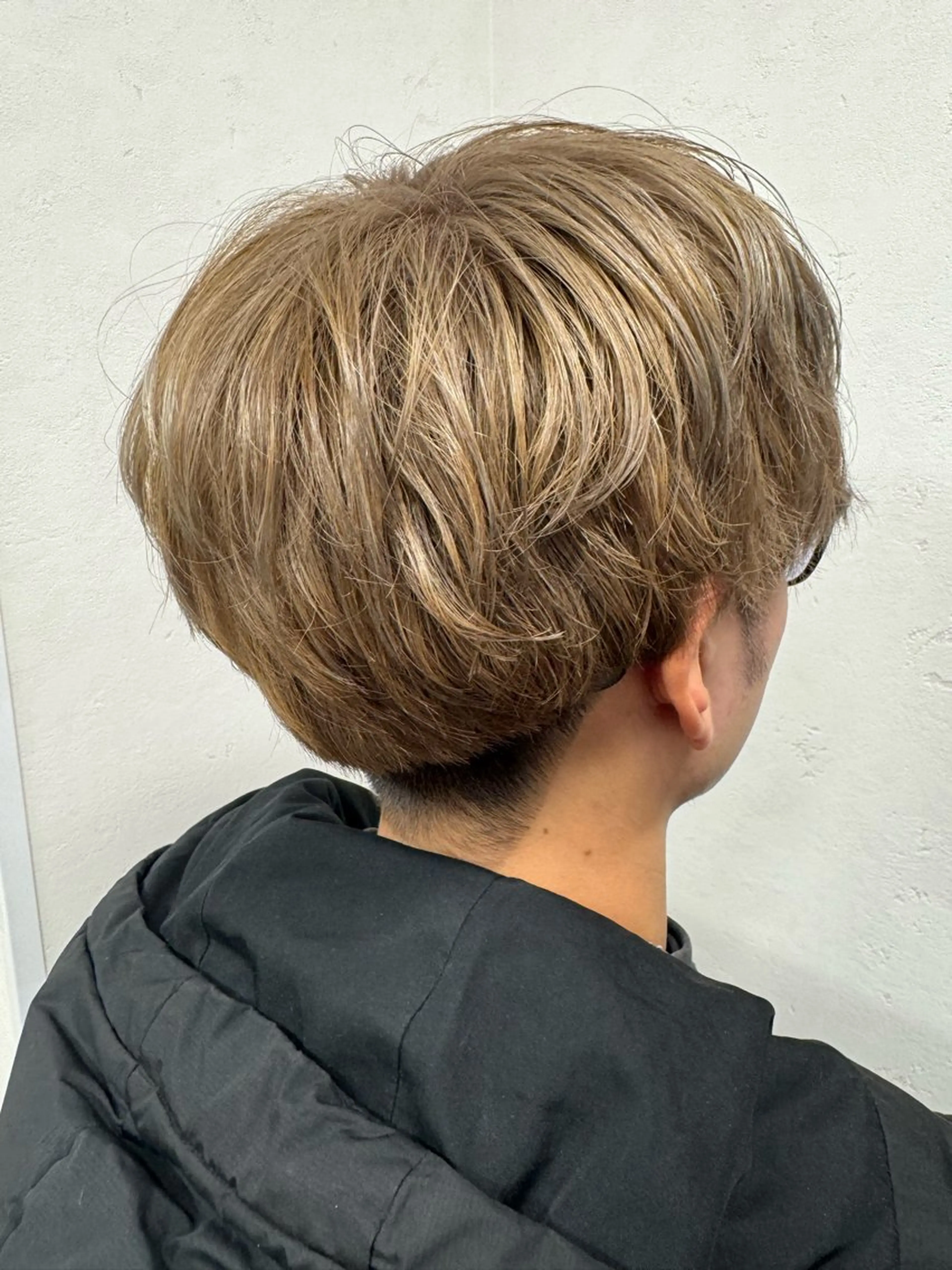 ショート カラー メンズ カット ヘアカラー パーマ/ハイトーン /吉田眞のヘアスタイル