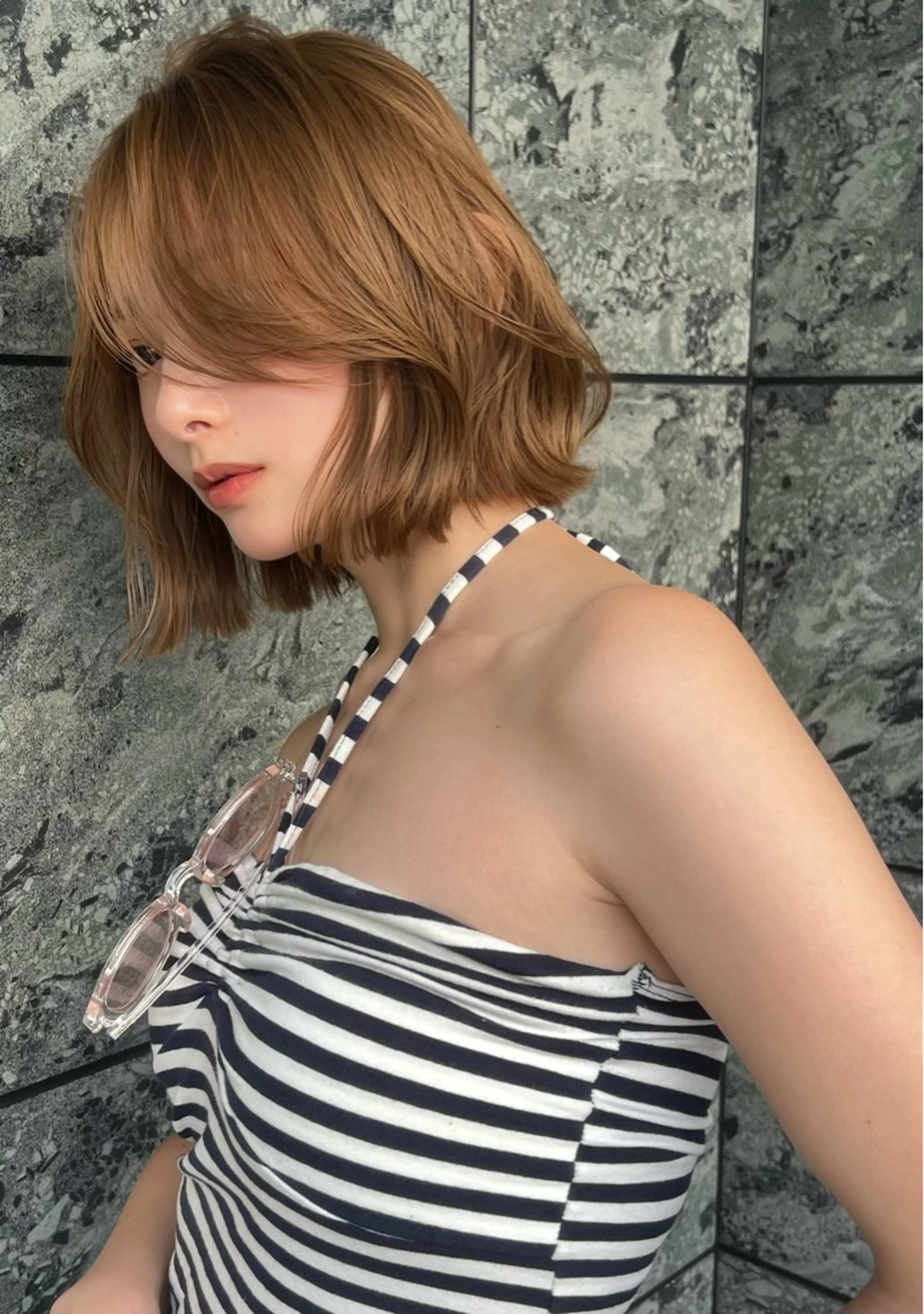 ショート 小顔ボブ jilblanカホのヘアスタイル