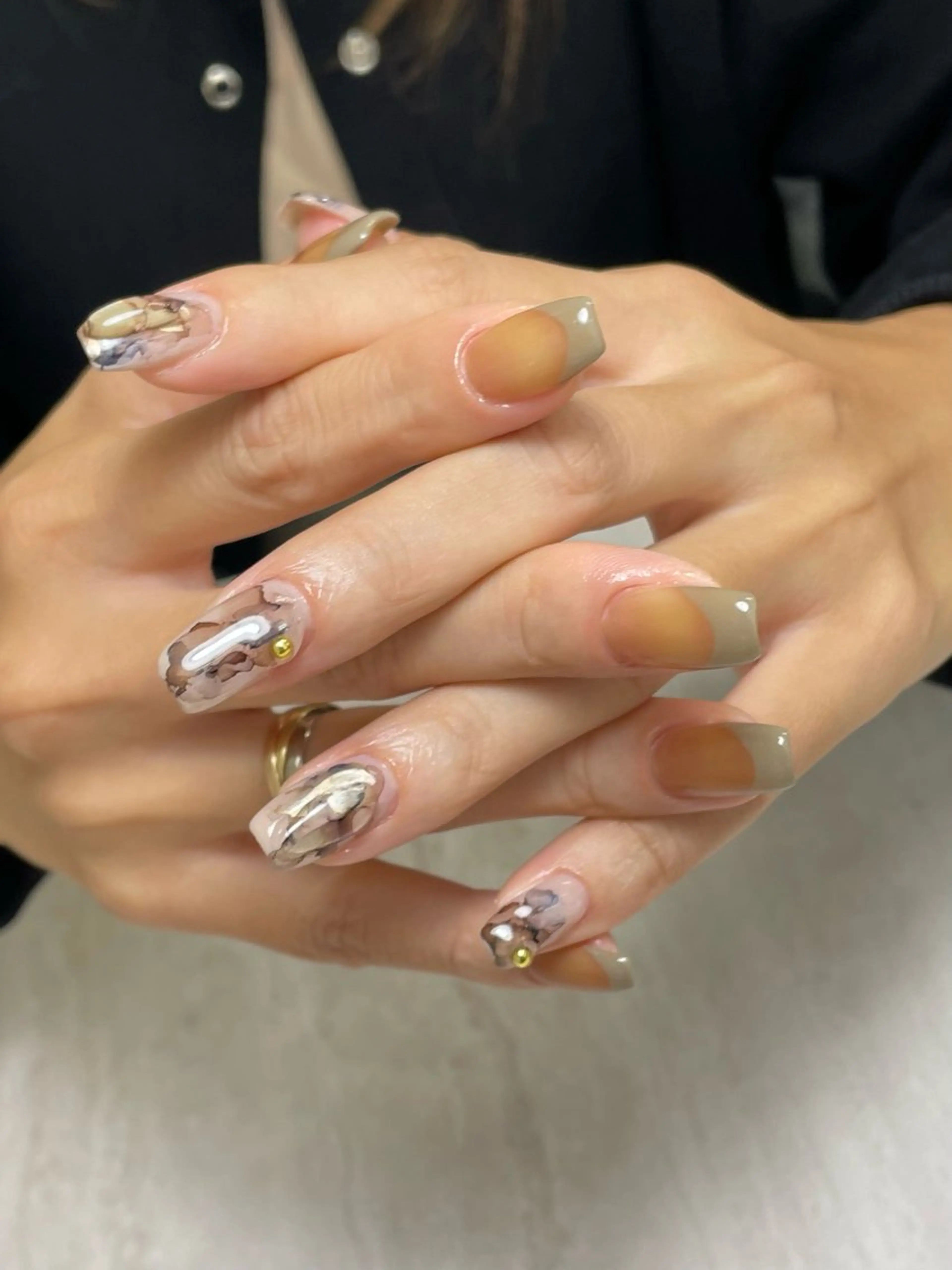 ネイル フレンチネイル Rili Hondaのネイルデザイン