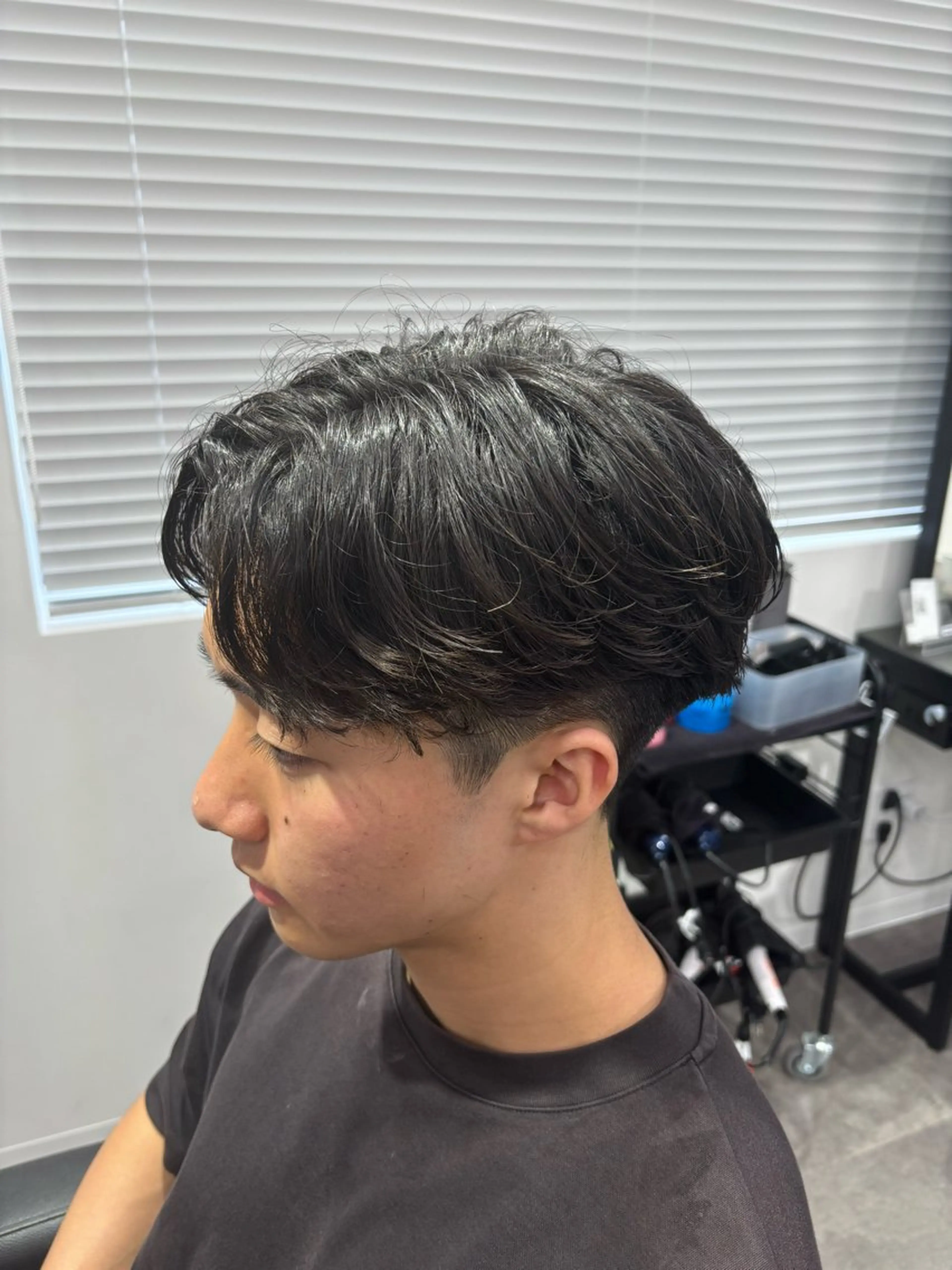 メンズ カット パーマ フェザーパーマ職人 🪽yutoのヘアスタイル