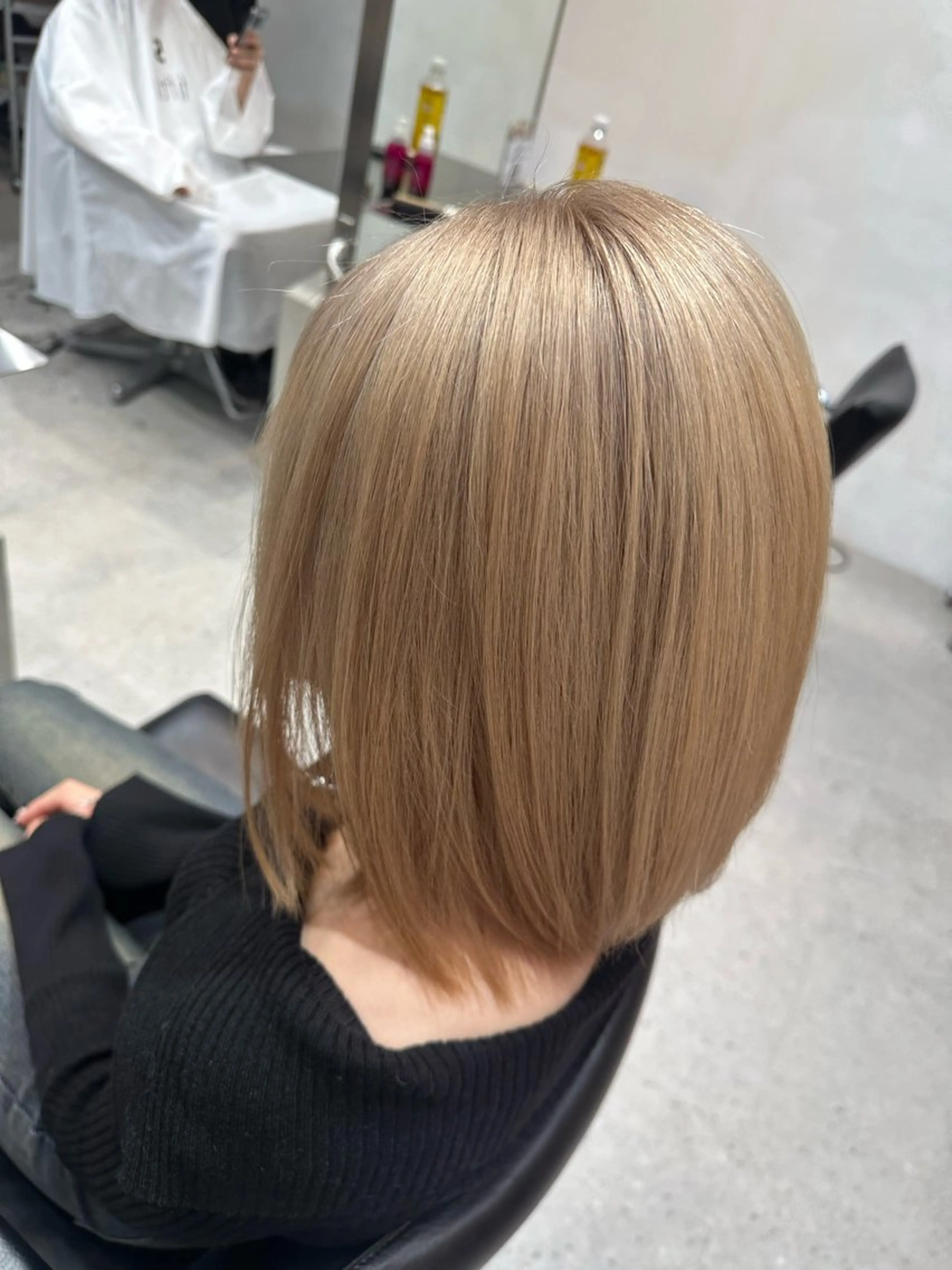 新規限定クーポン✨️ ケアブリーチ+カラー+髪質改善トリートメント✨️の写真