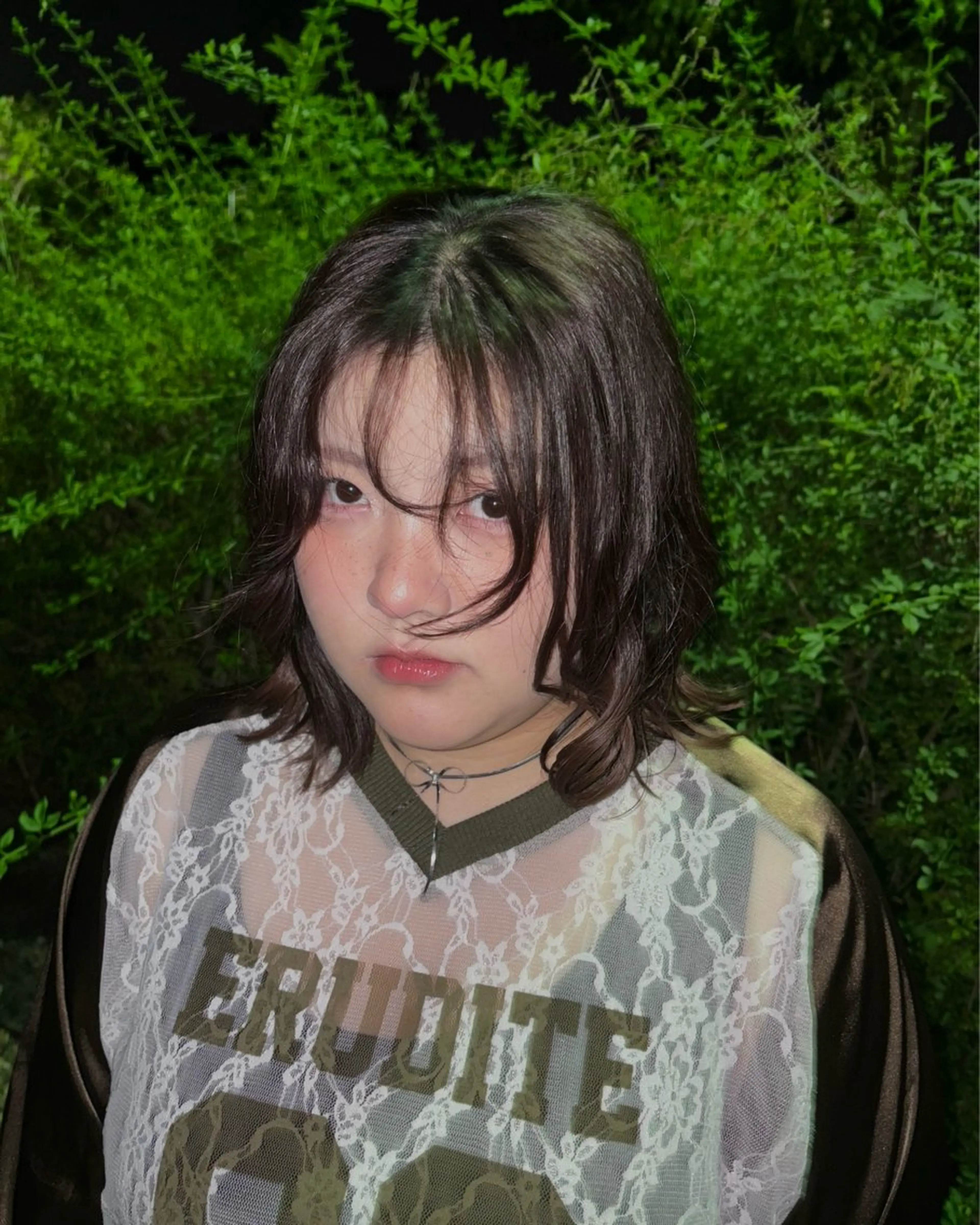 ミディアム ヘアアレンジ いもの こはるのヘアスタイル